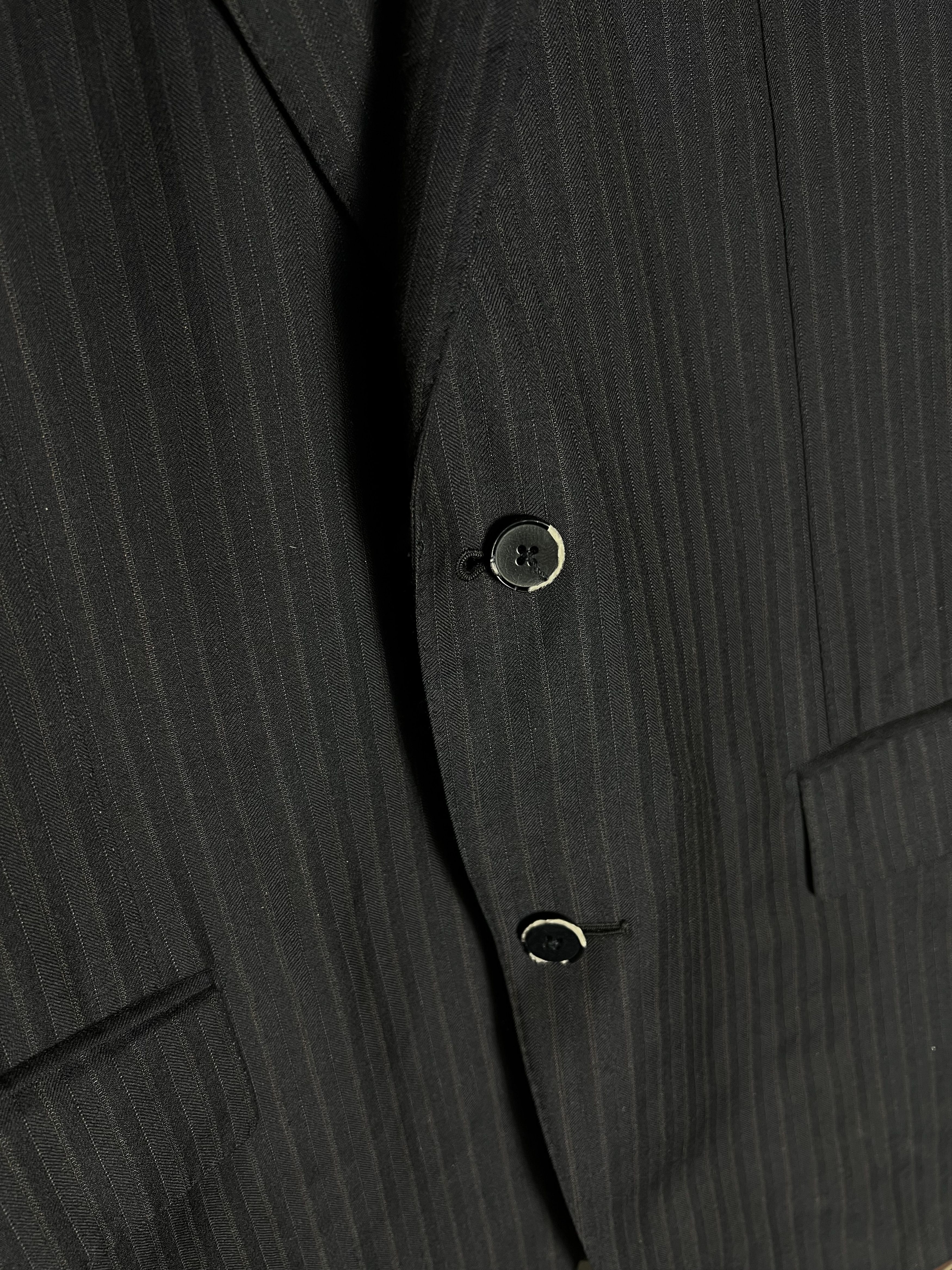 Ermenegildo Zegna Vintage Ermenegildo Z Zegna Italian Designer Blazer Classic Size 50R - 5 Thumbnail