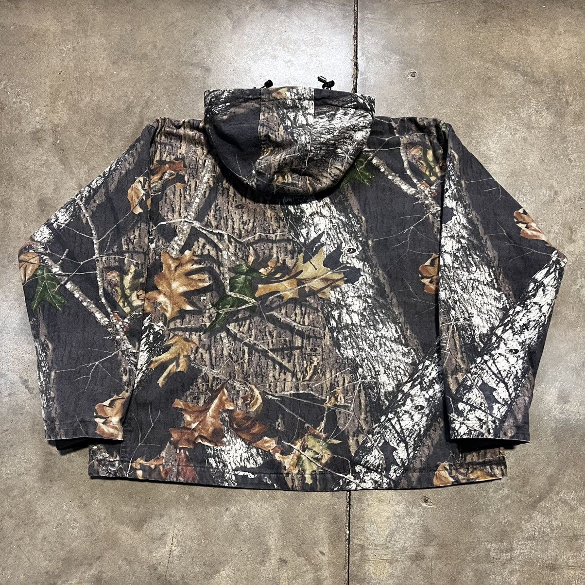 Mossy Oaks × Vintage Vintage Mossy Oak Camo Workwear Jacket Zip Up Hooded Boxy Size US XXL / EU 58 / 5 - 6 Thumbnail