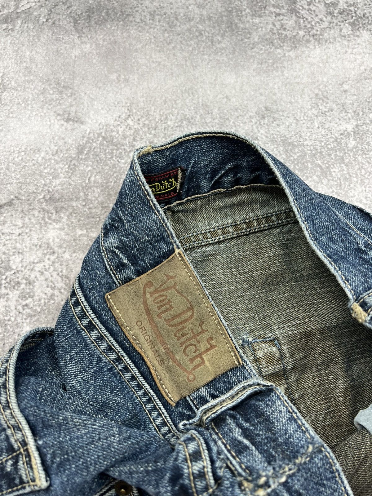 Von Dutch Von Dutch Mens Wide Denim Pants Jeans Y2K Japanese Size US 30 / EU 46 - 7 Thumbnail