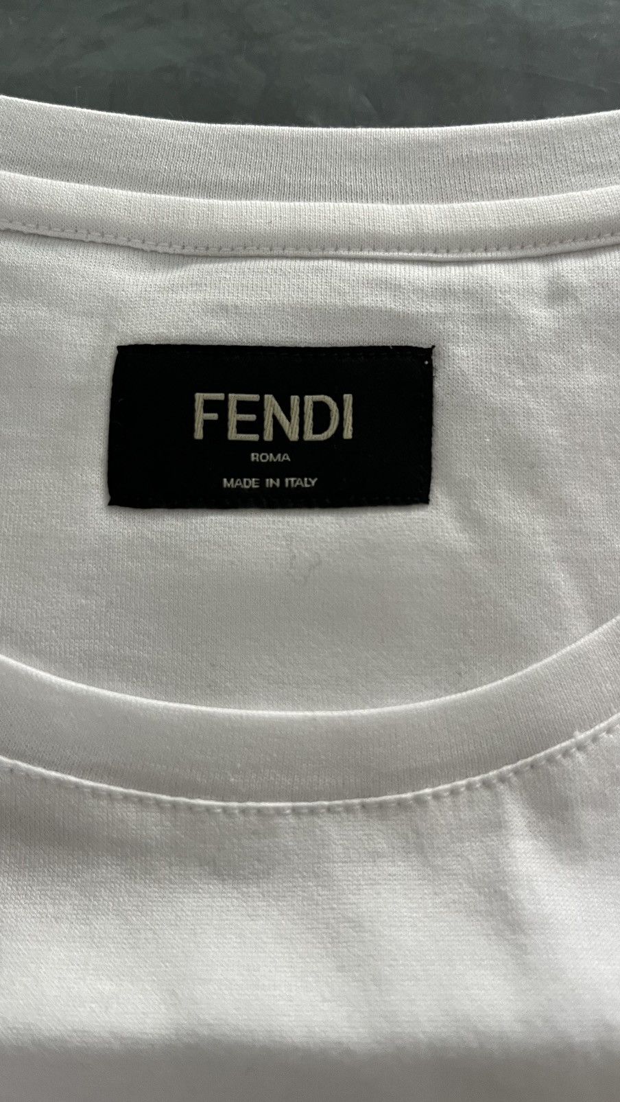 Fendi Fendi FF logo tshirt big logo 100% leather new with tags Size US S / EU 44-46 / 1 - 4 Thumbnail