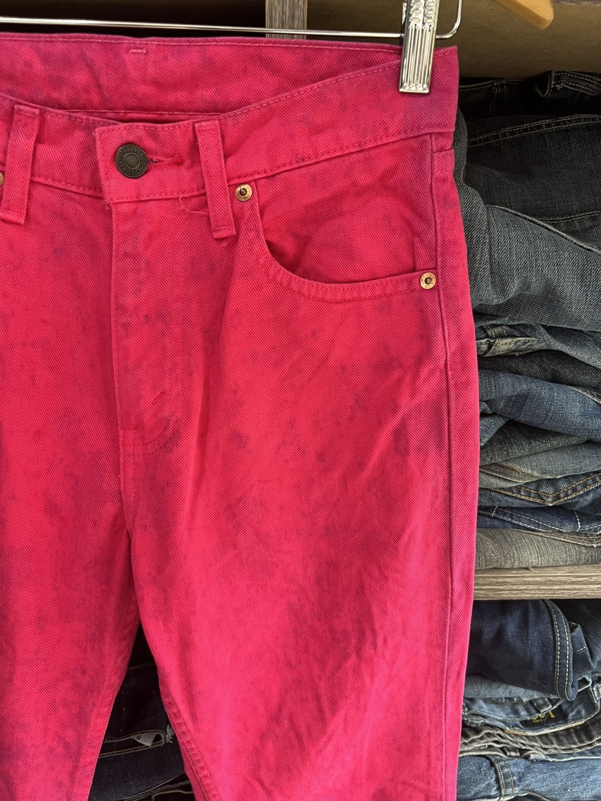 Levi's 🔥Rare Vintage Pink Levis Button J41 Denim Size US 27 - 8 Thumbnail