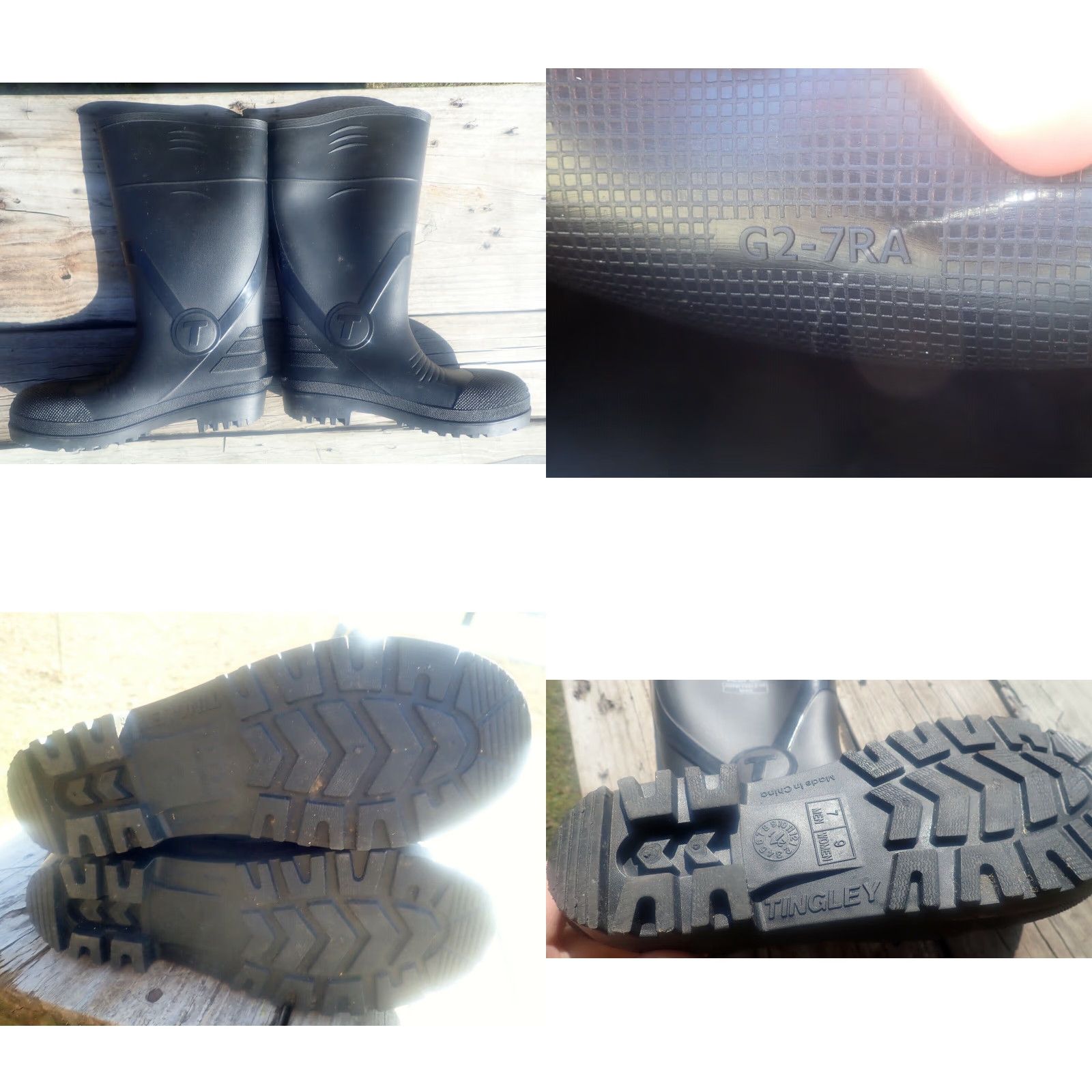 Vintage VINTAGE Servus Steel Toe Rain Boots Men Size 7 Black Waterproof Rubber Safety Footwear Size US 7 / EU 40 - 8 Thumbnail
