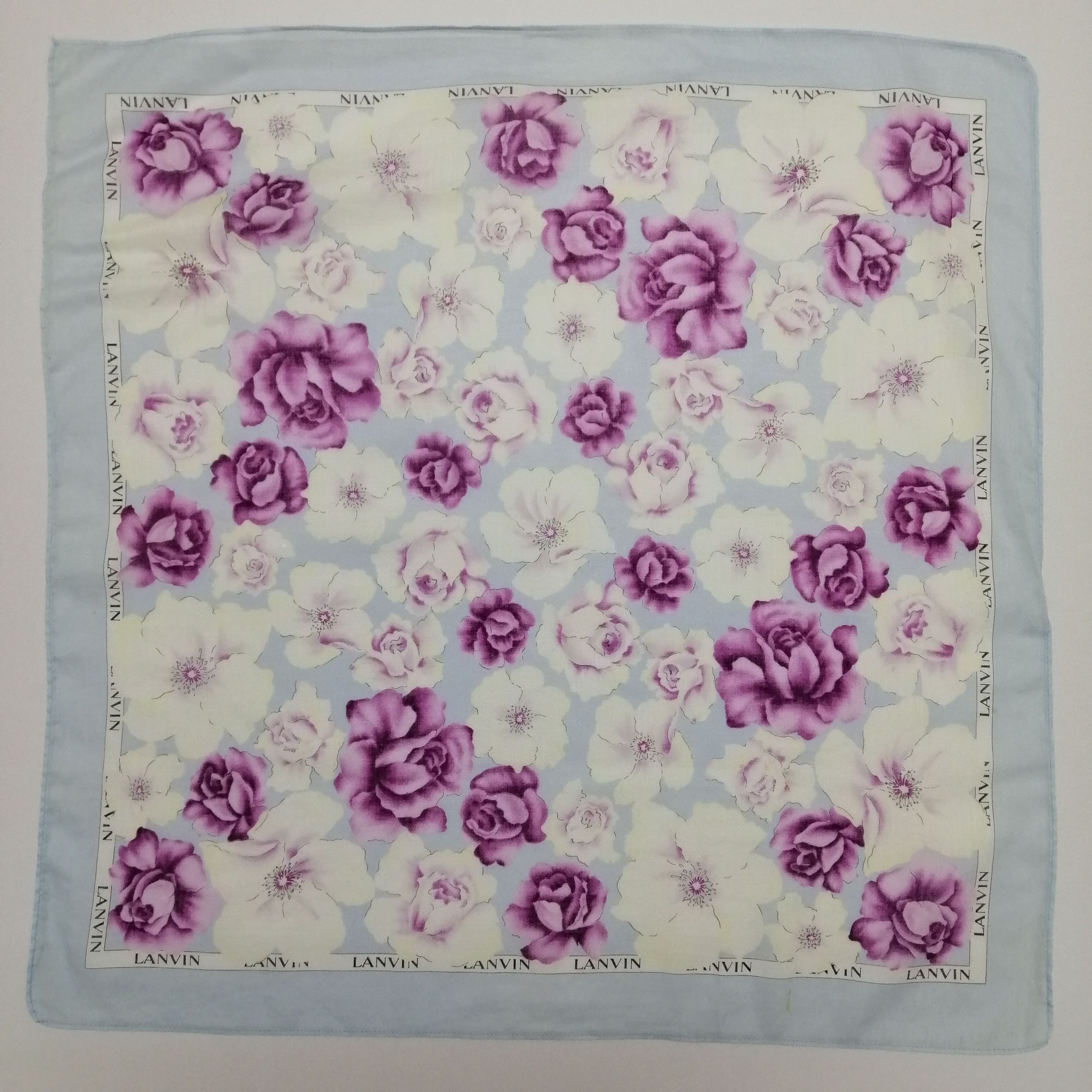 Lanvin Vintage Lanvin Handkerchief/Neckerchief/Bandana-KD1249 Size ONE SIZE - 2 Thumbnail