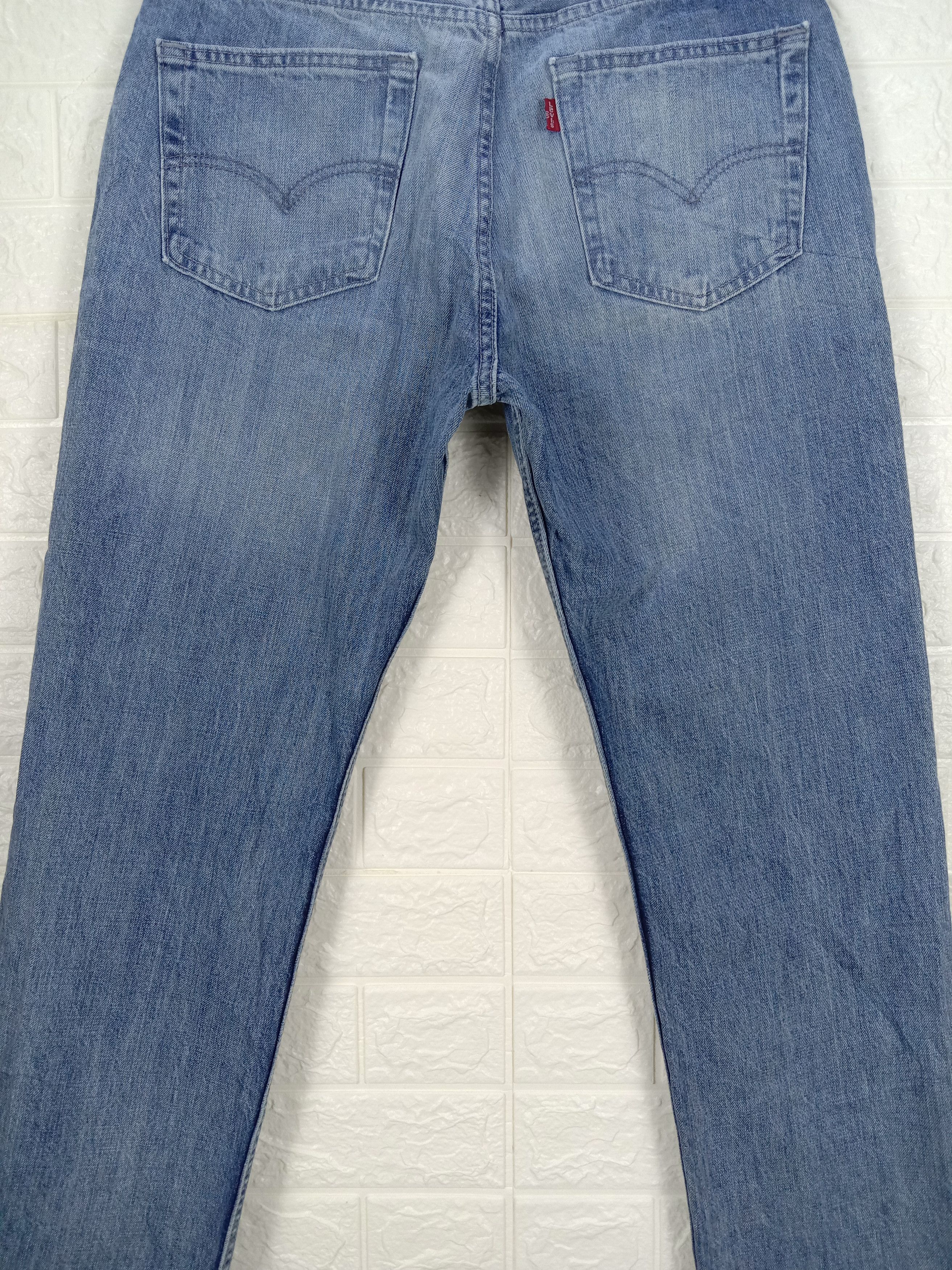 Levi's Vintage Levi's 514 Jeans Blue Wash Distressed Denim Size US 32 / EU 48 - 7 Thumbnail