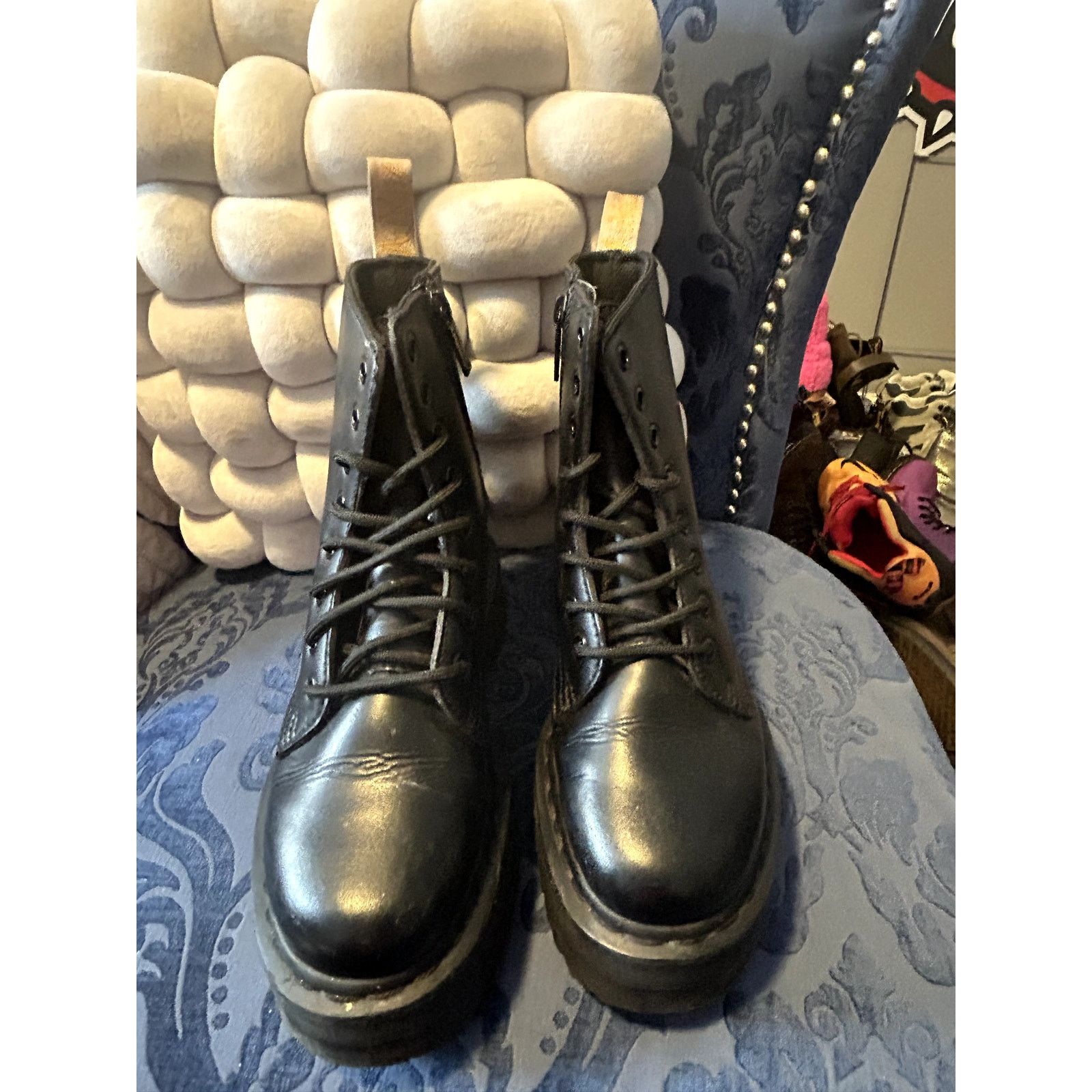 Dr. Martens Dr Martens V Jadon II Mono Size 7/EU 38 Size US 7 / IT 37 - 3 Thumbnail