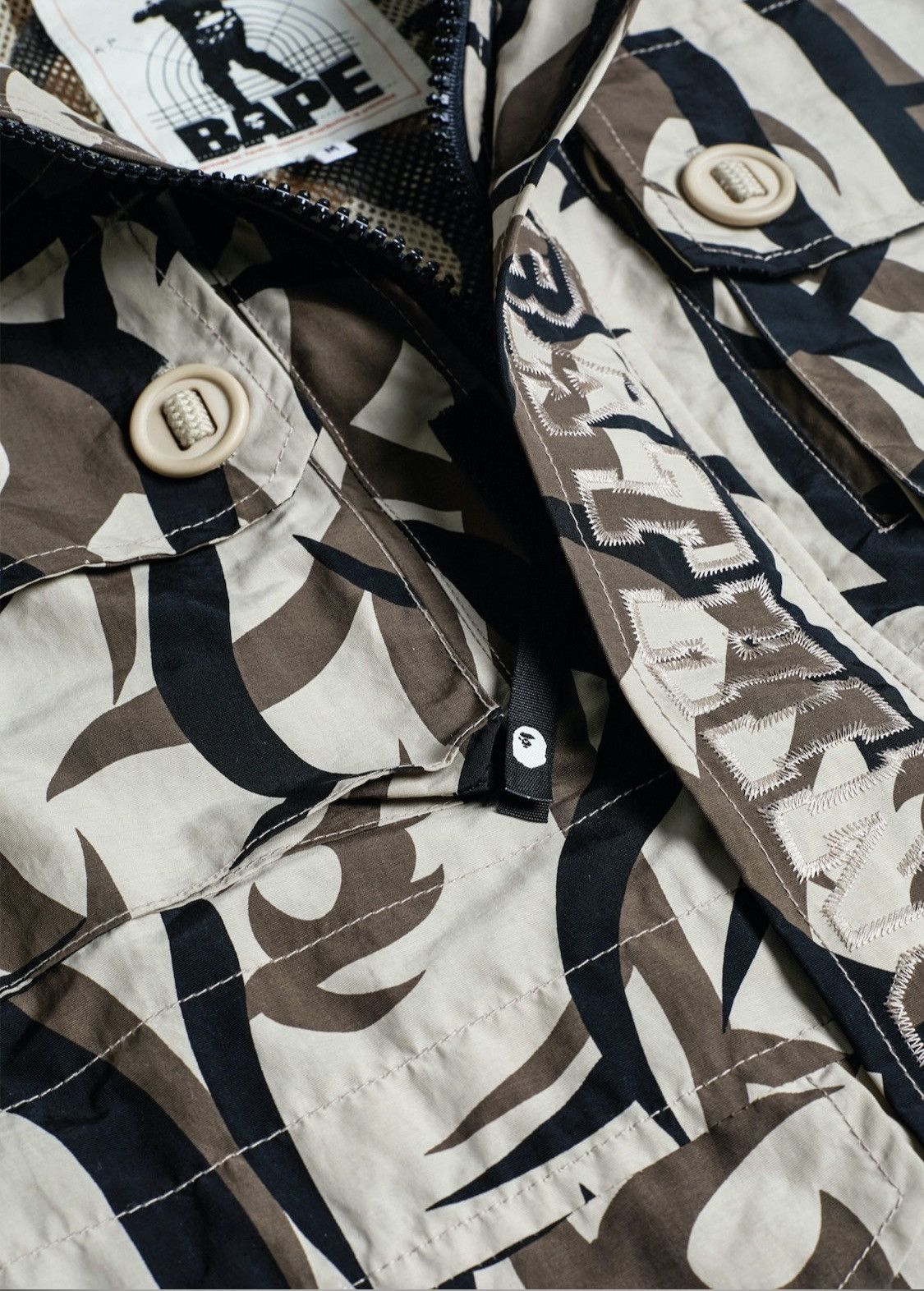 Bape Tribal Camo M-65 Jacket Size US M / EU 48-50 / 2 - 5 Thumbnail