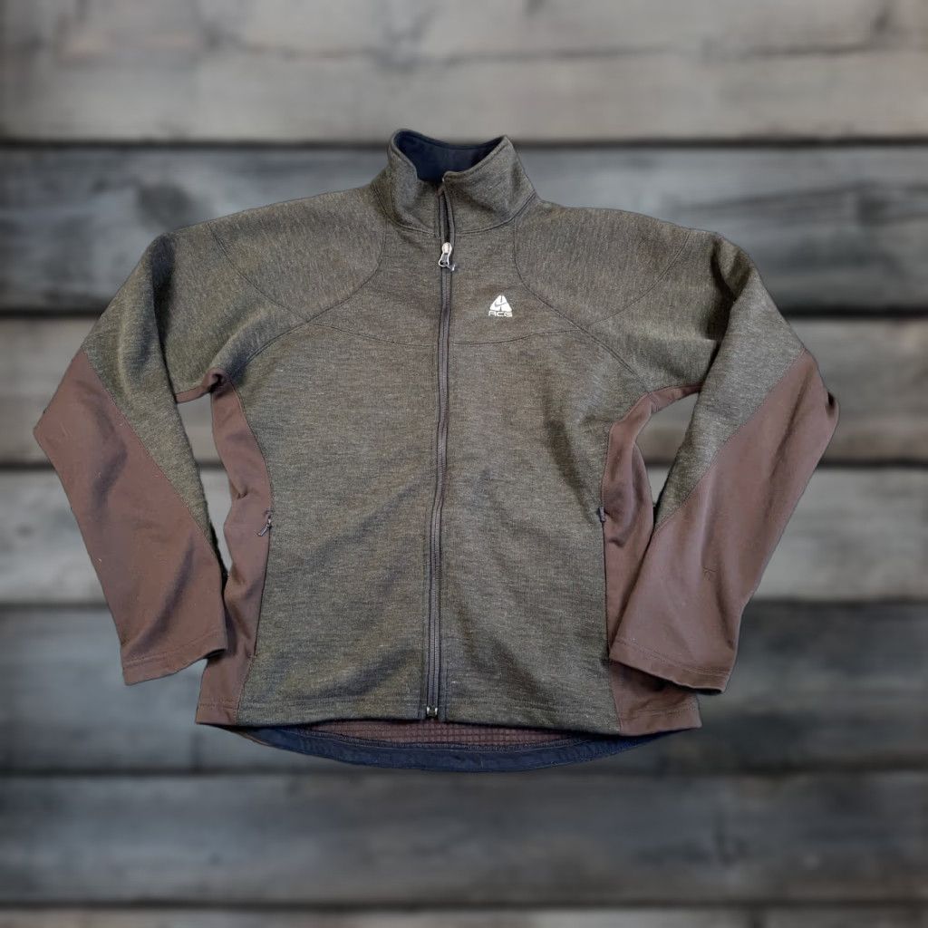 Nike ACG Nike ACG Sweatshirt Zip Thermal Women's Medium Brown All Conditions Gear Size M / US 6-8 / IT 42-44 - 1 Thumbnail
