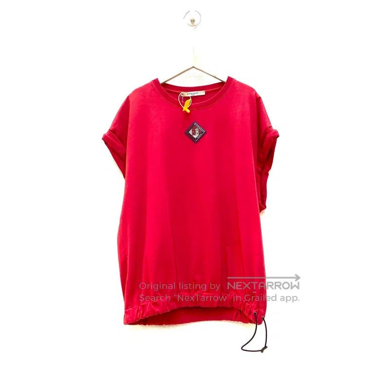 Givenchy Givenchy Red Hem Loose T-Shirt Size US M / EU 48-50 / 2 - 1 Thumbnail
