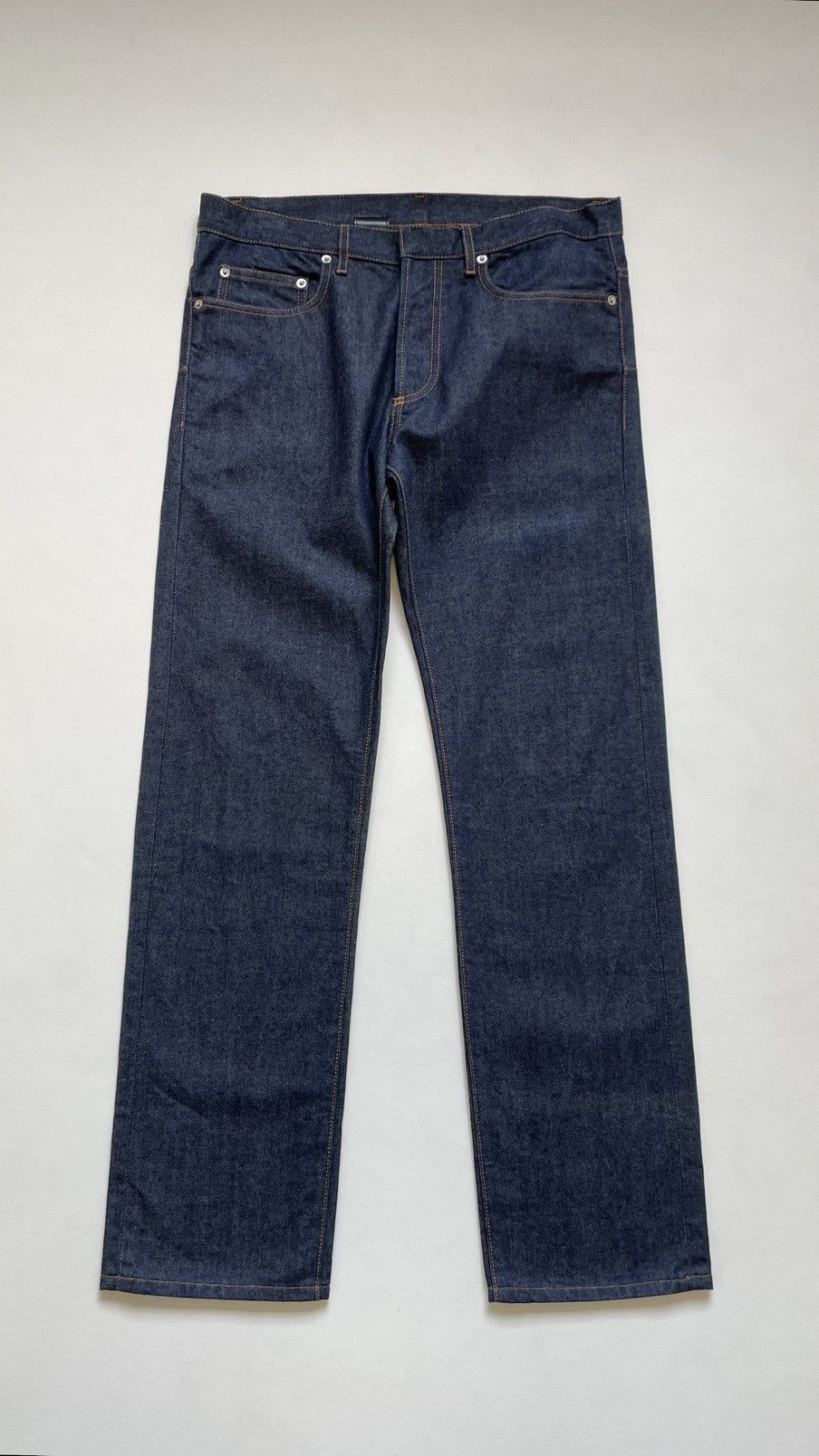 Dior 19cm MII Raw Blue Denim Jeans Size US 32 / EU 48 - 15 Thumbnail