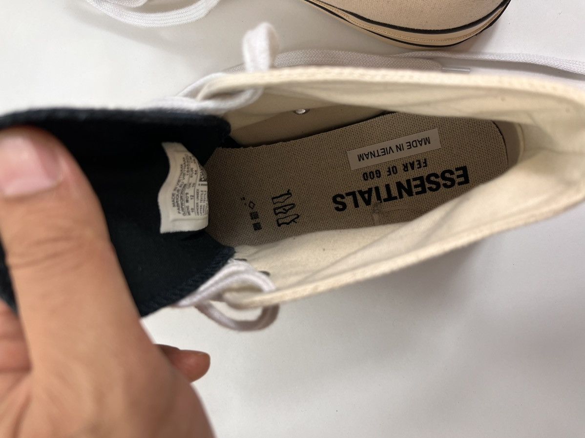 Converse x Essentials Fear Of God AllStar High Top Sneakers Size US 10 / EU 43 - 17 Thumbnail
