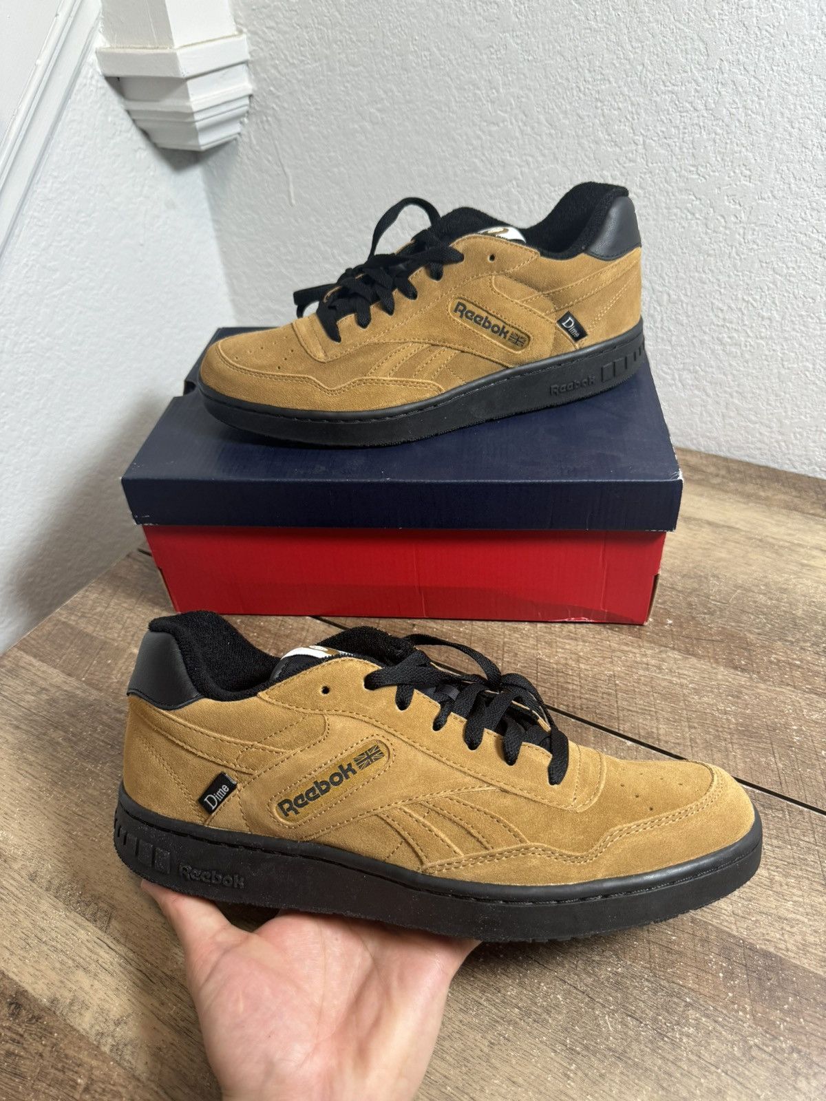 Reebok Reebok x Dime BB4000 Skate Shoes Brown/Black Size 10.5 Mens Size US 10.5 / EU 43-44 - 1 Thumbnail