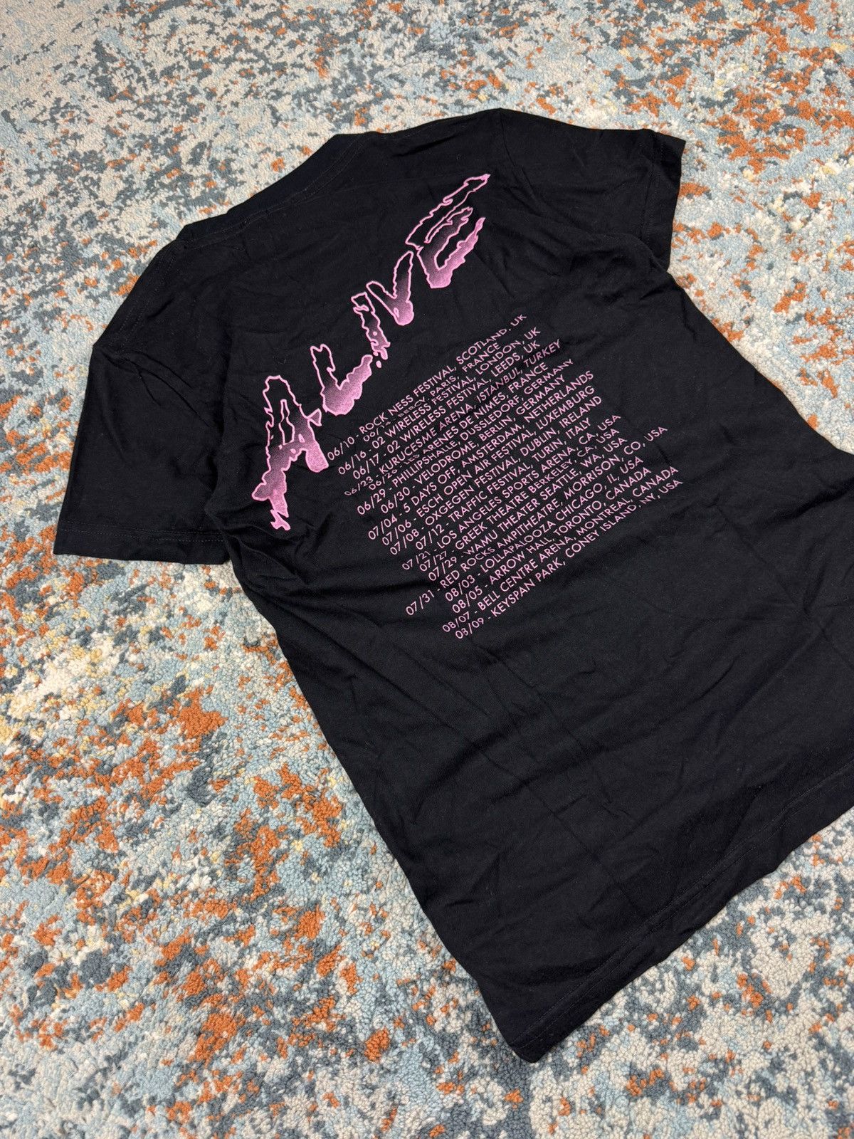 Band Tees Rare Vintage 2007 Daft Punk alive world tour merch tee Size US XXS / EU 40 - 4 Thumbnail