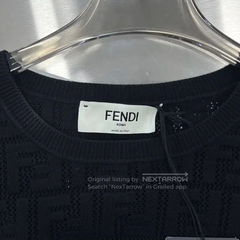 Fendi Fendi Black Women's Cropped Knit Sweater . Size S / US 4 / IT 40 - 3 Thumbnail