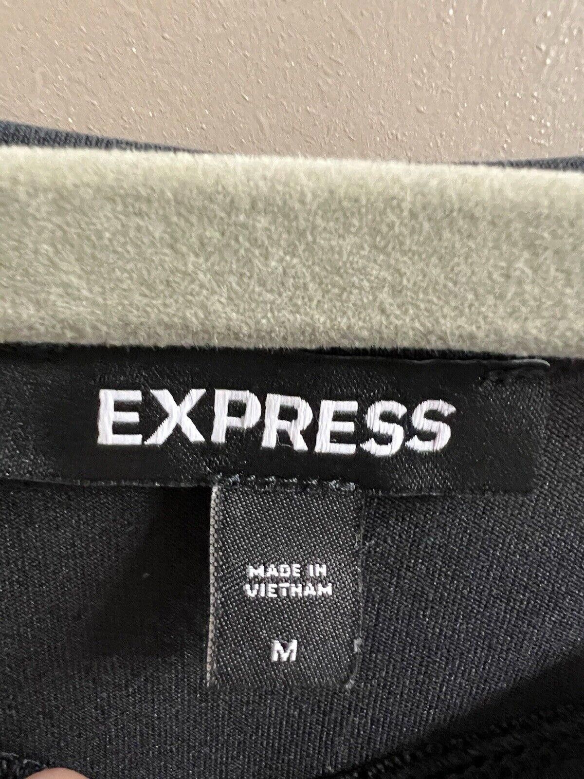 Express Express Medium Women Black Shirt Size M / US 6-8 / IT 42-44 - 2 Thumbnail