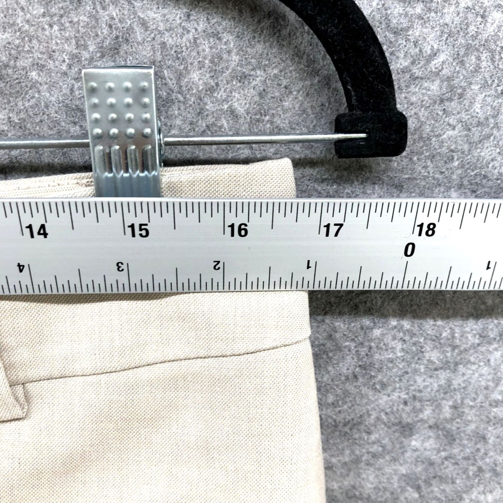 H&M H&M Cropped Dress Pants Womens Size 12 Beige High Rise Ankle Tapered Lightweight Dress Pants Women 12 Beige High Rise Tapered Lightweight Size 34" / US 12 / IT 48 - 5 Thumbnail