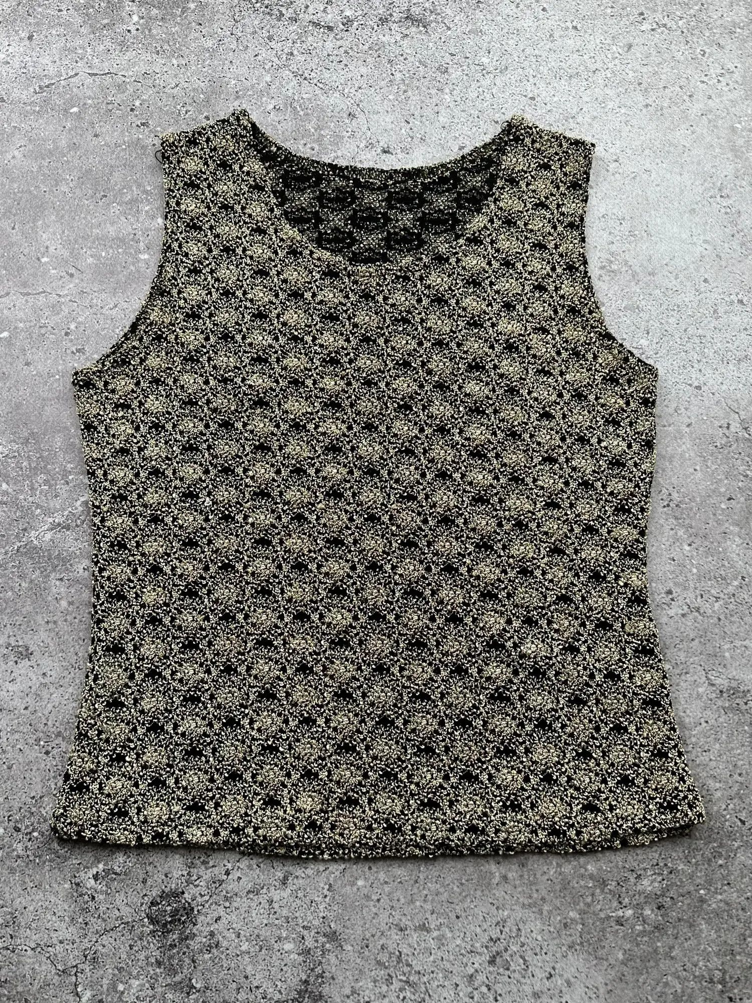Japanese Brand Vintage Tank Top C238(V384)(E8) Size S / US 4 / IT 40 - 1 Thumbnail