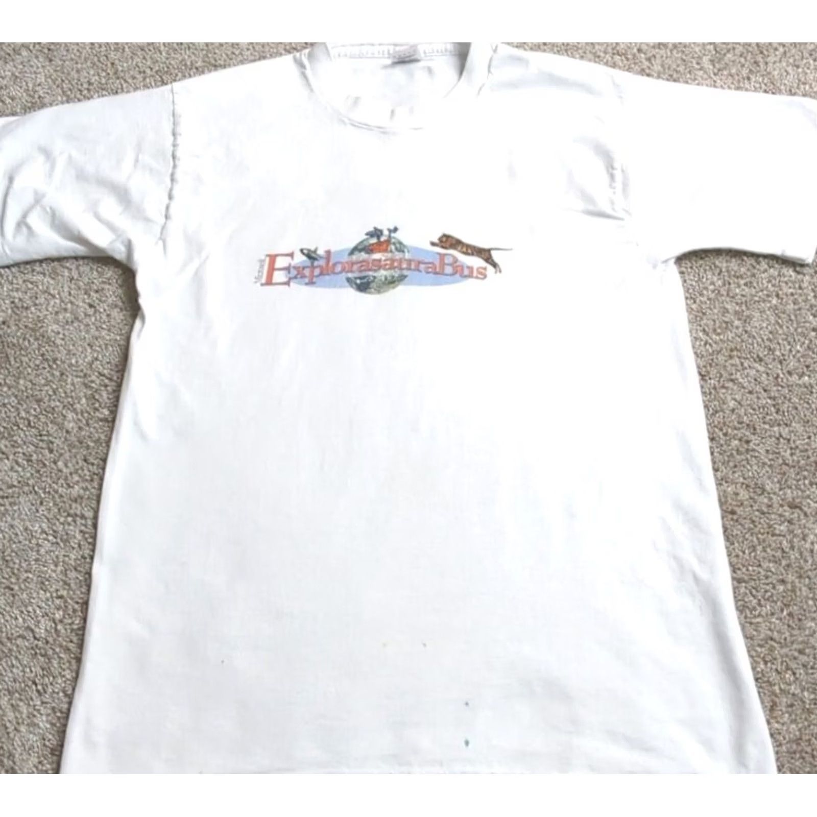 Fruit Of The Loom VINTAGE Microsoft Home Shirt ExplorasauraBus USA Made Computer PC Windows Medium Size US M / EU 48-50 / 2 - 3 Thumbnail