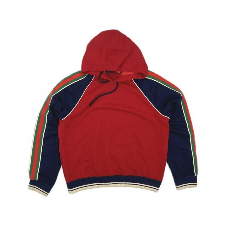 Gucci Gucci Gucci SS21 Red Knit Long Sleeve Hoodie -2506 Size US M / EU 48-50 / 2 - 2 Thumbnail
