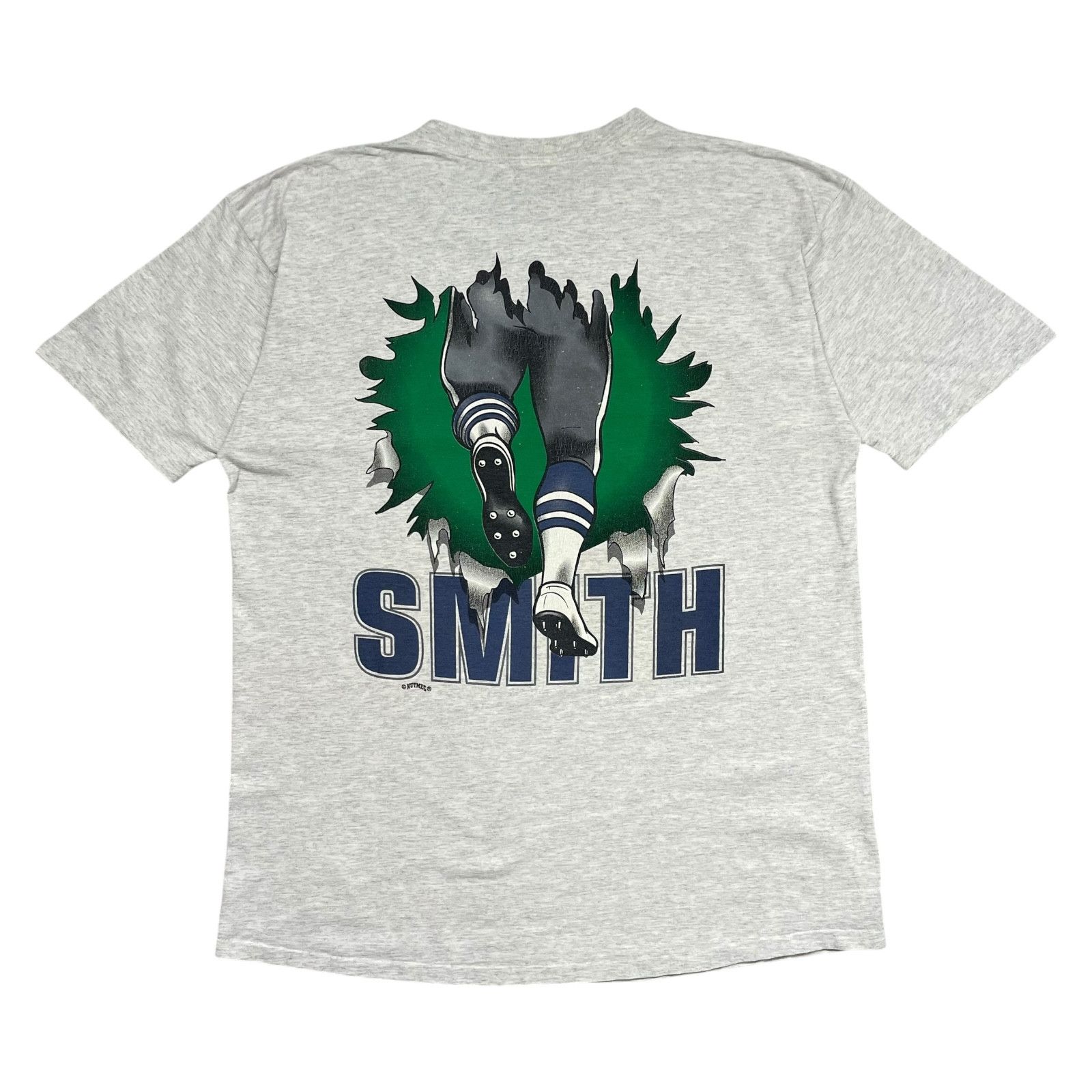 NFL VTG 90s EMMITT SMITH DALLAS COWBOYS NUTMEG BREAK THROUGH Size US XL / EU 56 / 4 - 2 Thumbnail