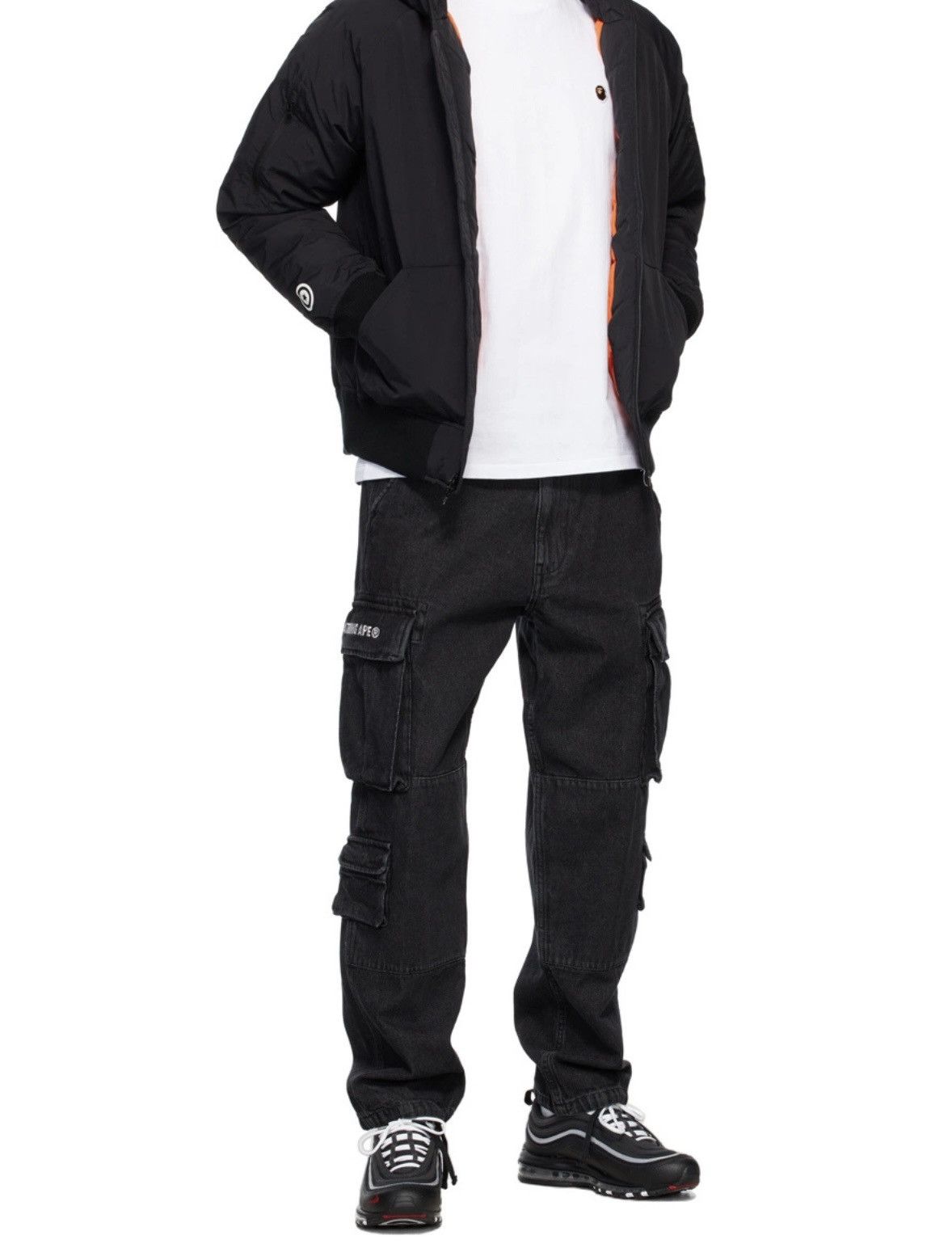 Bape Bape Denim Cargo Pants Size US 30 / EU 46 - 11 Thumbnail