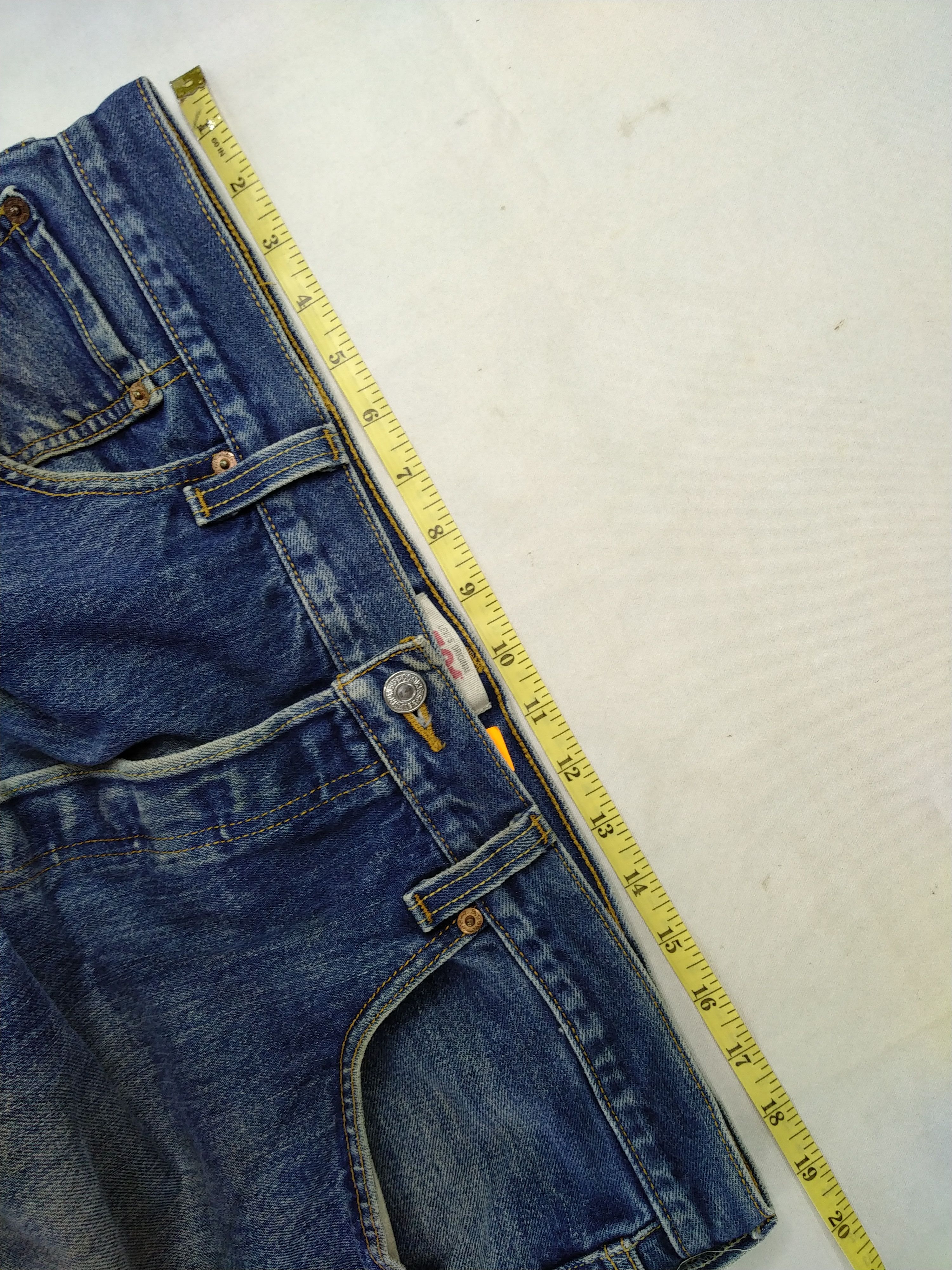 Japanese Brand Dirty Blue Vintage Levi's 501 Denim 38x31.5-JN288 Size US 38 / EU 54 - 5 Thumbnail