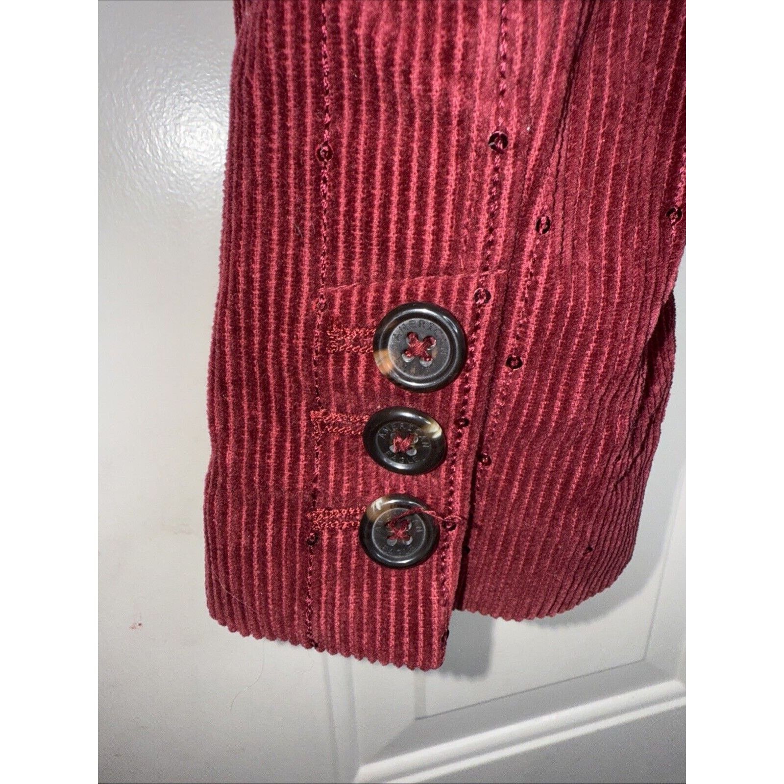 American Eagle Outfitters American Eagle Sequin Corduroy Jacket Blazer Women’s Medium Size M / US 6-8 / IT 42-44 - 7 Thumbnail
