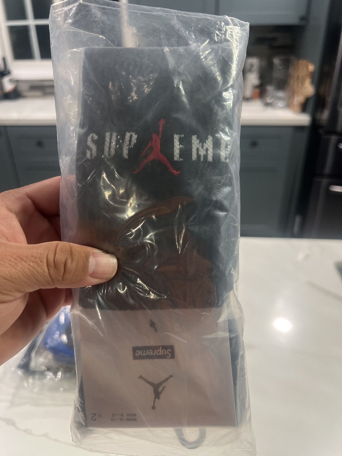 Supreme Jordan Supreme Socks Size ONE SIZE - 2 Thumbnail