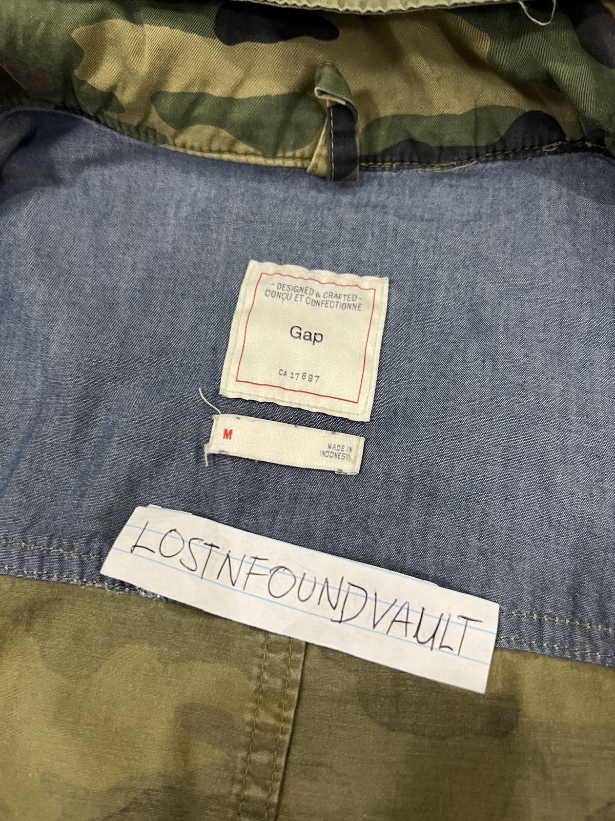 Gap Vintage Gap Military Field Jacket Size US M / EU 48-50 / 2 - 12 Thumbnail
