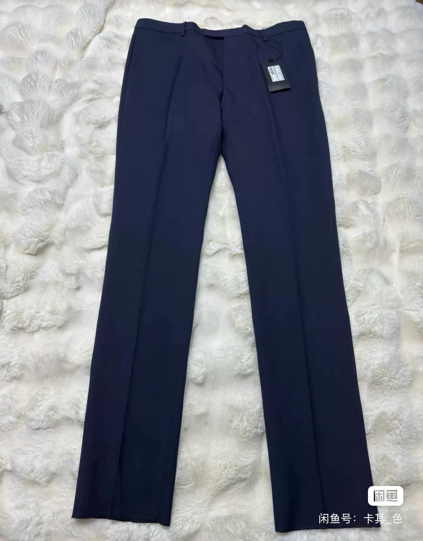 Saint Laurent Paris Saint Laurent 2014 Runway Blue Trousers Size US 28 / EU 44 - 1 Thumbnail