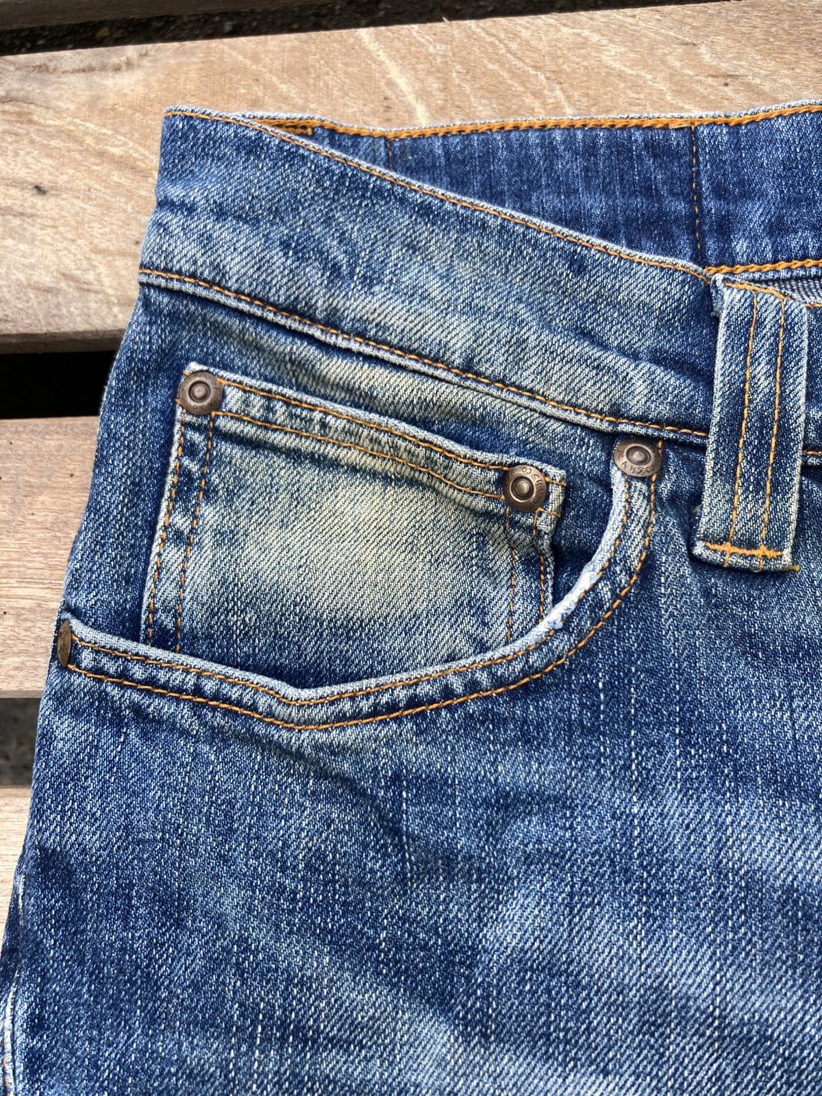 Nudie Jeans Worn Out Nudie Jeans Indigo Blue Seasoned Hige Size US 32 / EU 48 - 7 Thumbnail
