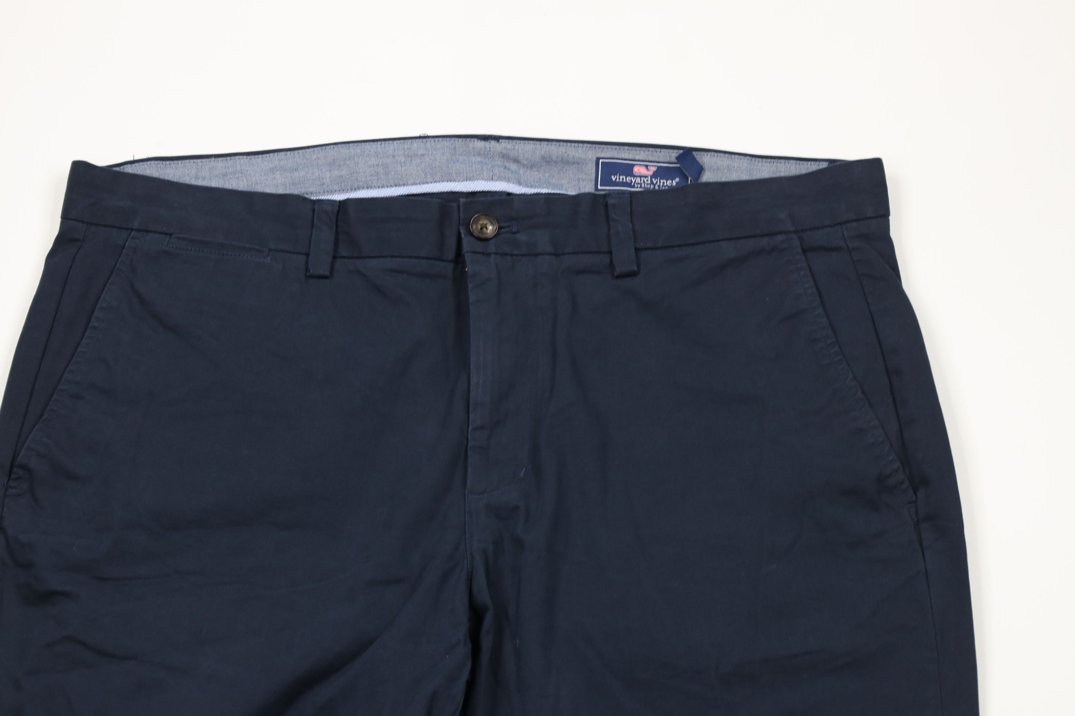 Vineyard Vines × Vintage Vineyard Vines Flat Front Breaker Chino Pants Navy Blue Size US 38 / EU 54 - 2 Thumbnail