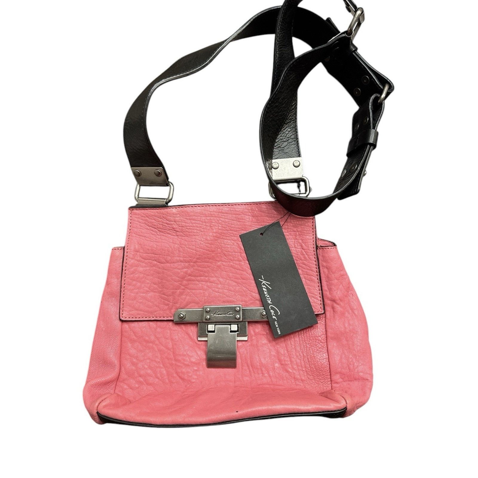 & Other Stories KENNETH COLE CROSS BODY SOFT LEATHER WITH PINK BROWN BAG Size ONE SIZE - 3 Thumbnail