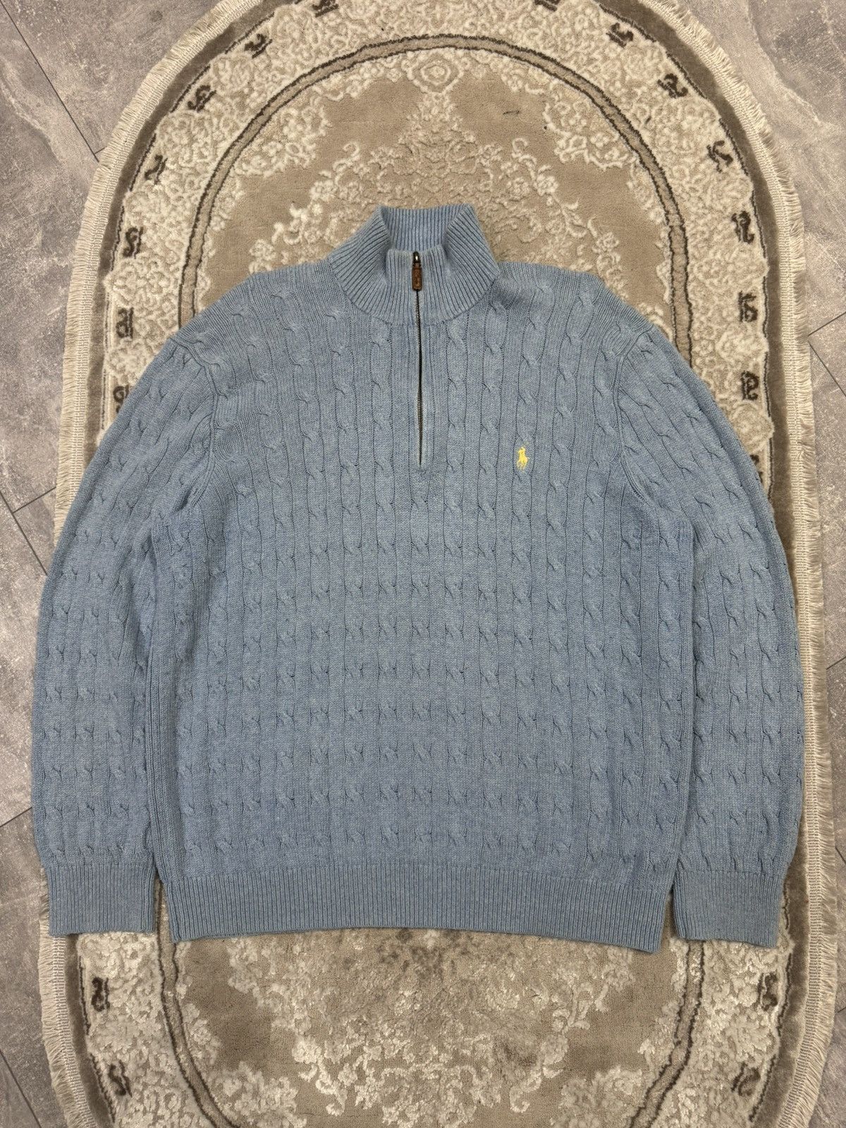 Polo Ralph Lauren Vintage 90S 1/3 Polo Ralph Lauren PRL Zip Knited Sweater Size US L / EU 52-54 / 3 - 2 Thumbnail