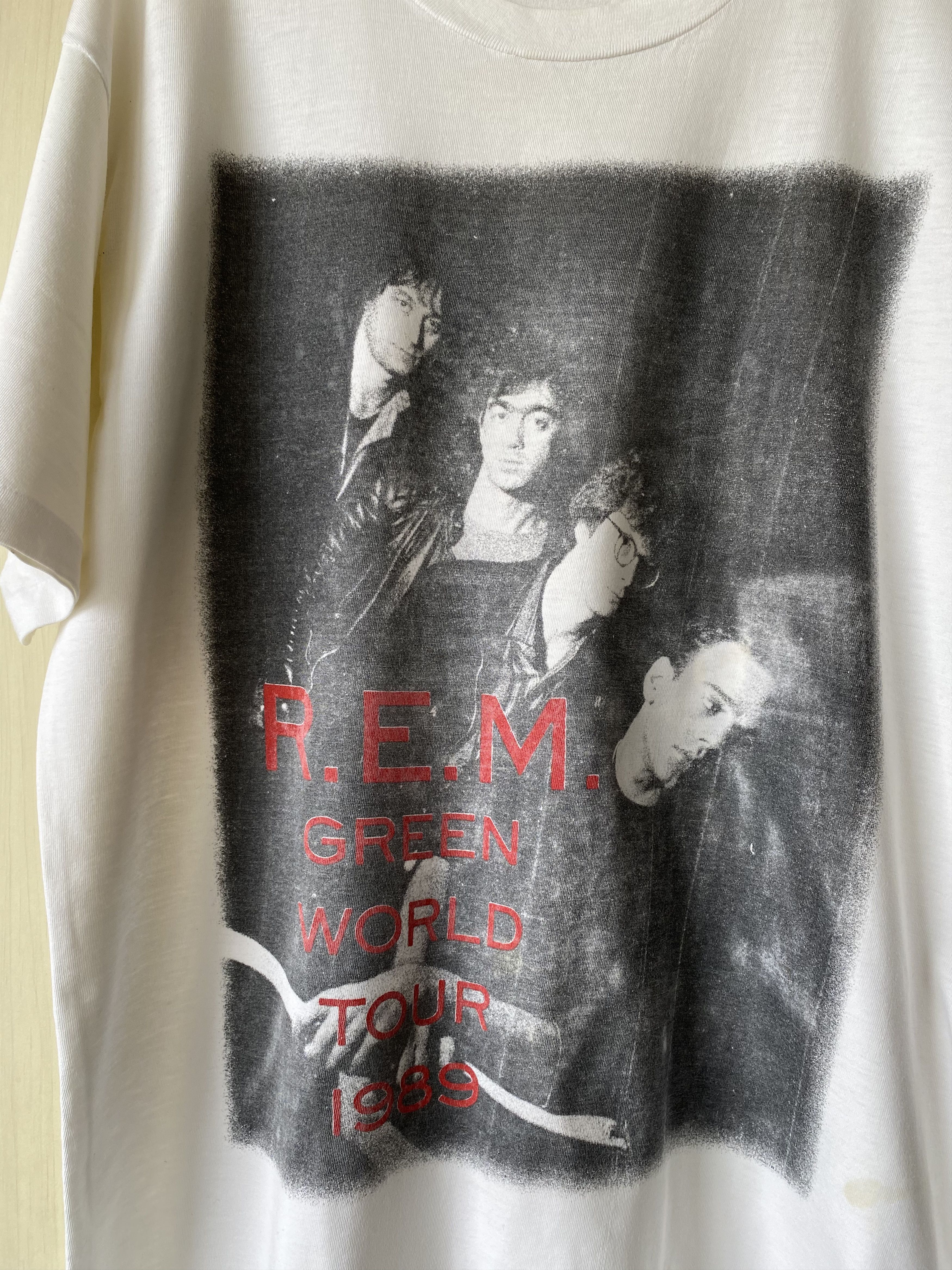 Band Tees Vintage 1989 R.E.M. Green World tour t-shirt Size US XL / EU 56 / 4 - 2 Thumbnail
