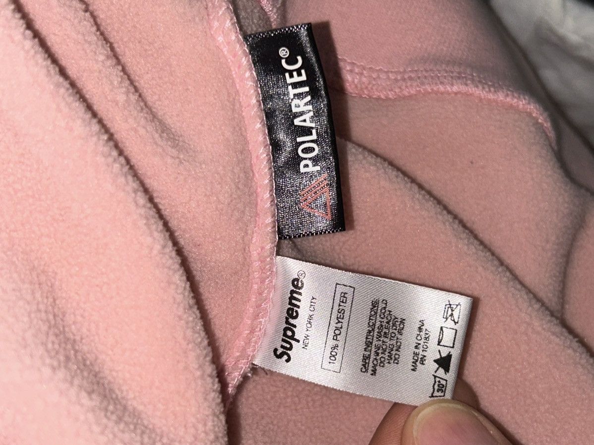 Polartec × Supreme Supreme Polartec Hooded Sweatshirt FW17 Pink size Medium NEW Size US M / EU 48-50 / 2 - 7 Thumbnail