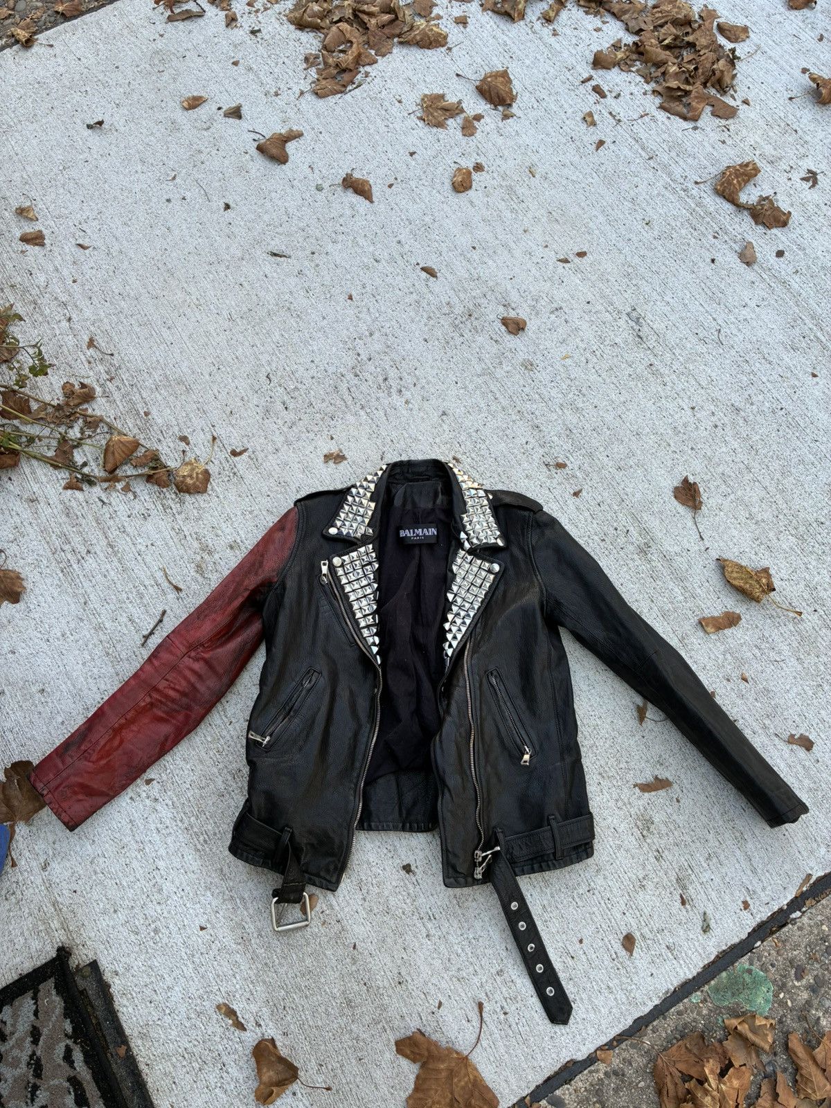 Balmain Balmain SS11 Studded Biker Jacket | Grailed