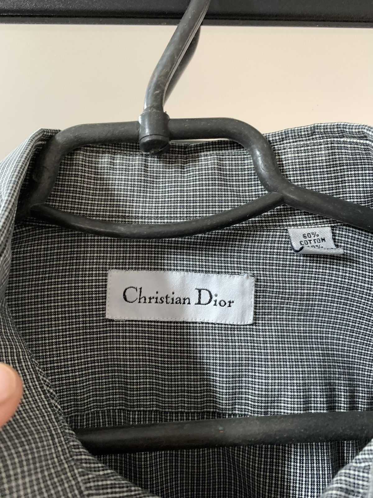 Christian Dior Monsieur × Vintage Vintage Christian Dior shirt Archival Clothes Distressed Size US L / EU 52-54 / 3 - 4 Thumbnail