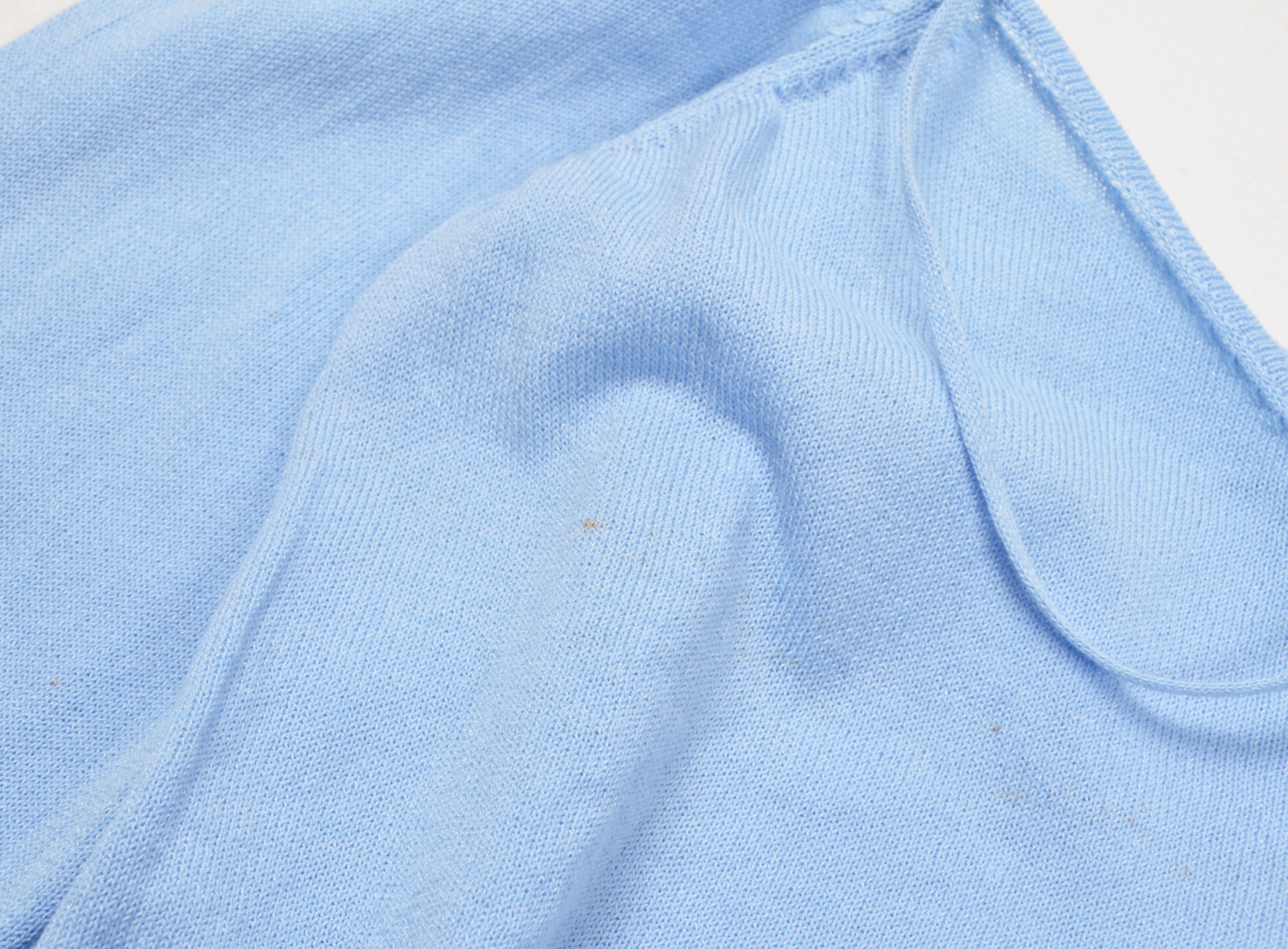Vintage Vintage Inside Baby Blue Cropped Long Sleeve Y2K Top Size S / US 4 / IT 40 - 10 Thumbnail