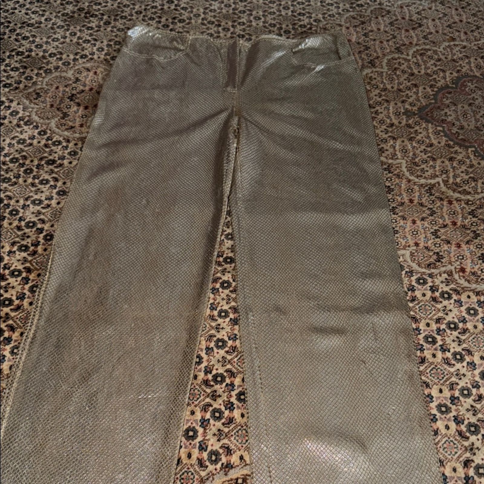 La Perla Marvel by La Perla Snakeskin Women's High Rise Jeans Size 44 Size 32" / US 10 / IT 46 - 4 Thumbnail