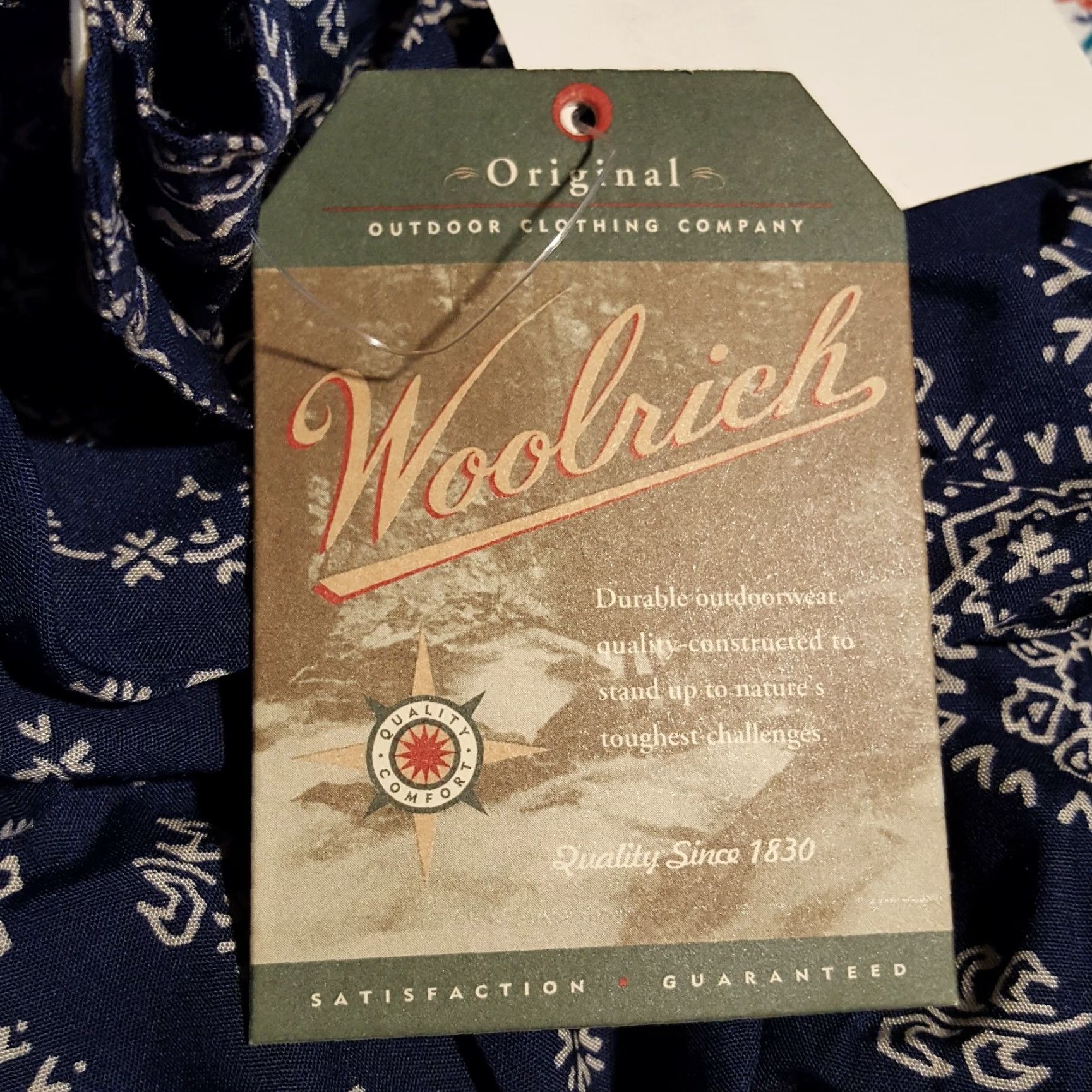 Vintage VINTAGE Woolrich Navy Outdoor High Waist Women's Shorts 12 Poplin Rayon Button Pleated 90s Retro Golf Tennis Mens/Womens Size 26" / US 2 / IT 38 - 7 Thumbnail