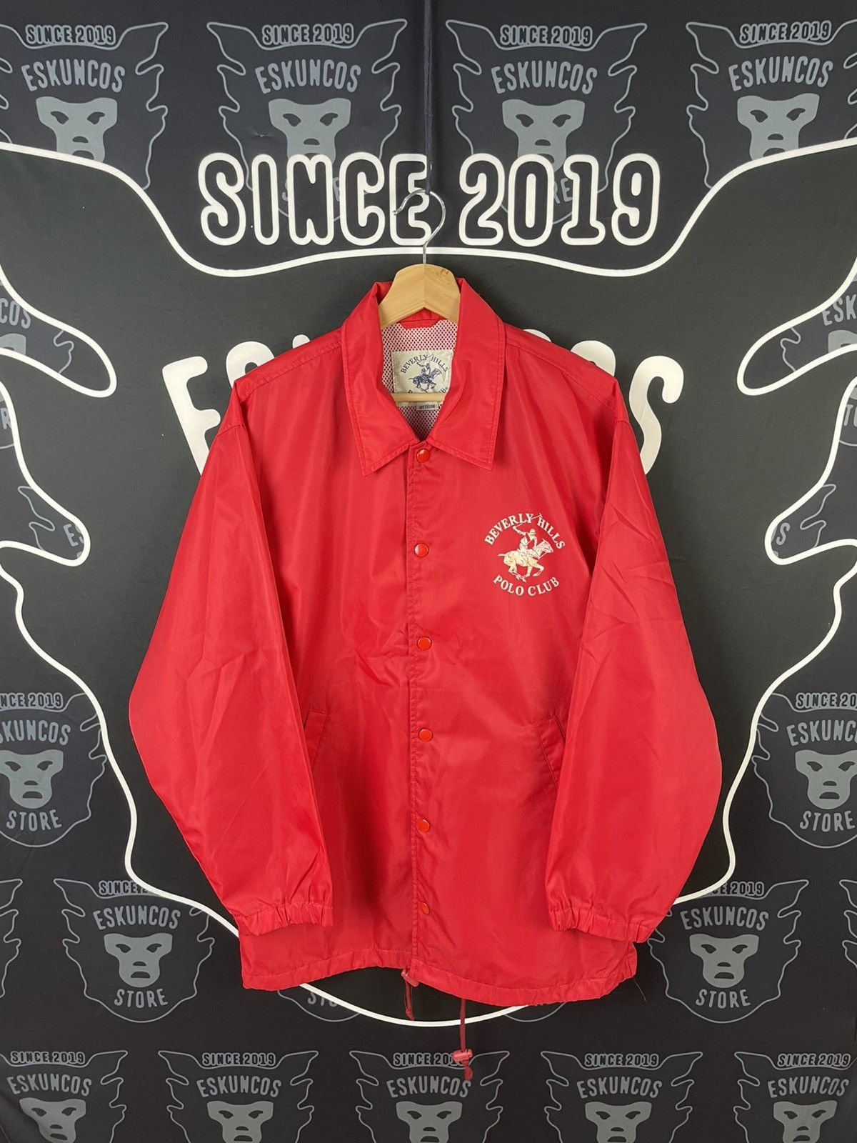 Beverly Hills Polo Club × Polo Ralph Lauren Vintage 90s Polo Club Windbreaker Jacket Size US L / EU 52-54 / 3 - 1 Thumbnail