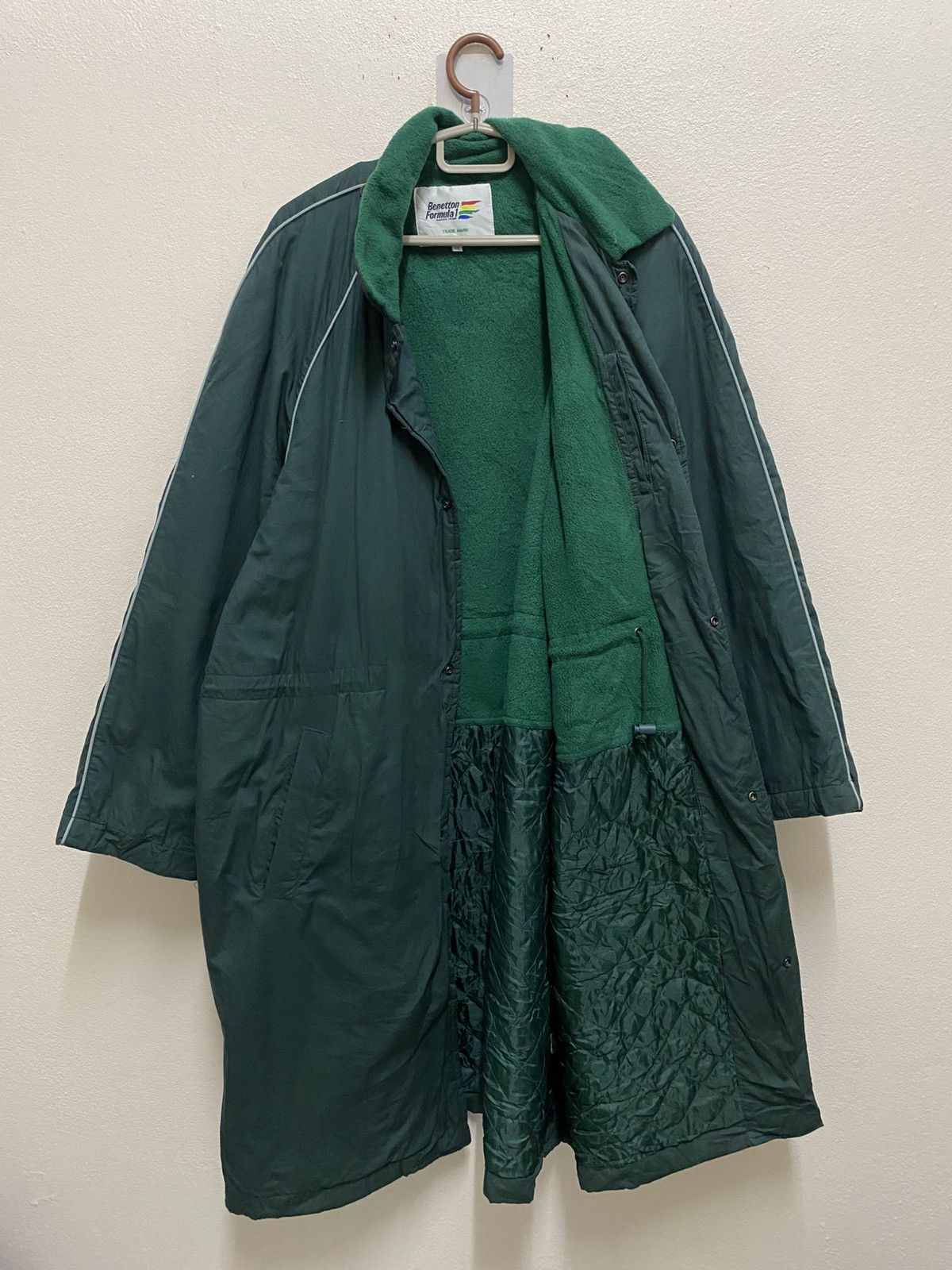 Benetton 90s Benetton F1 Racing Team Sideline Bench Parka Size US L / EU 52-54 / 3 - 1 Thumbnail