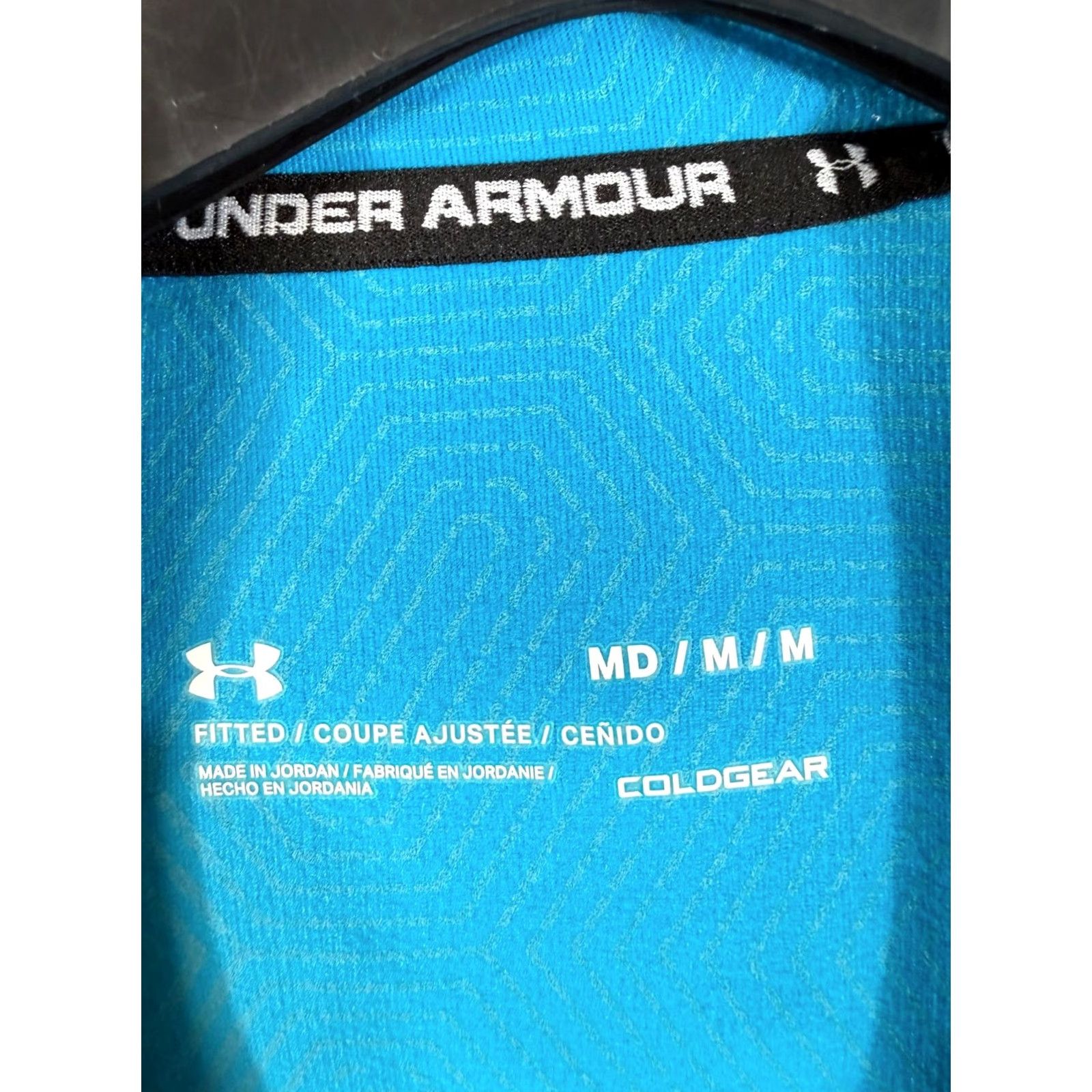 Under Armour Under Armour Hooded Shirt Womens M Blue Stretch ColdGear Fitted Long Sleeve NWOT Size M / US 6-8 / IT 42-44 - 5 Thumbnail