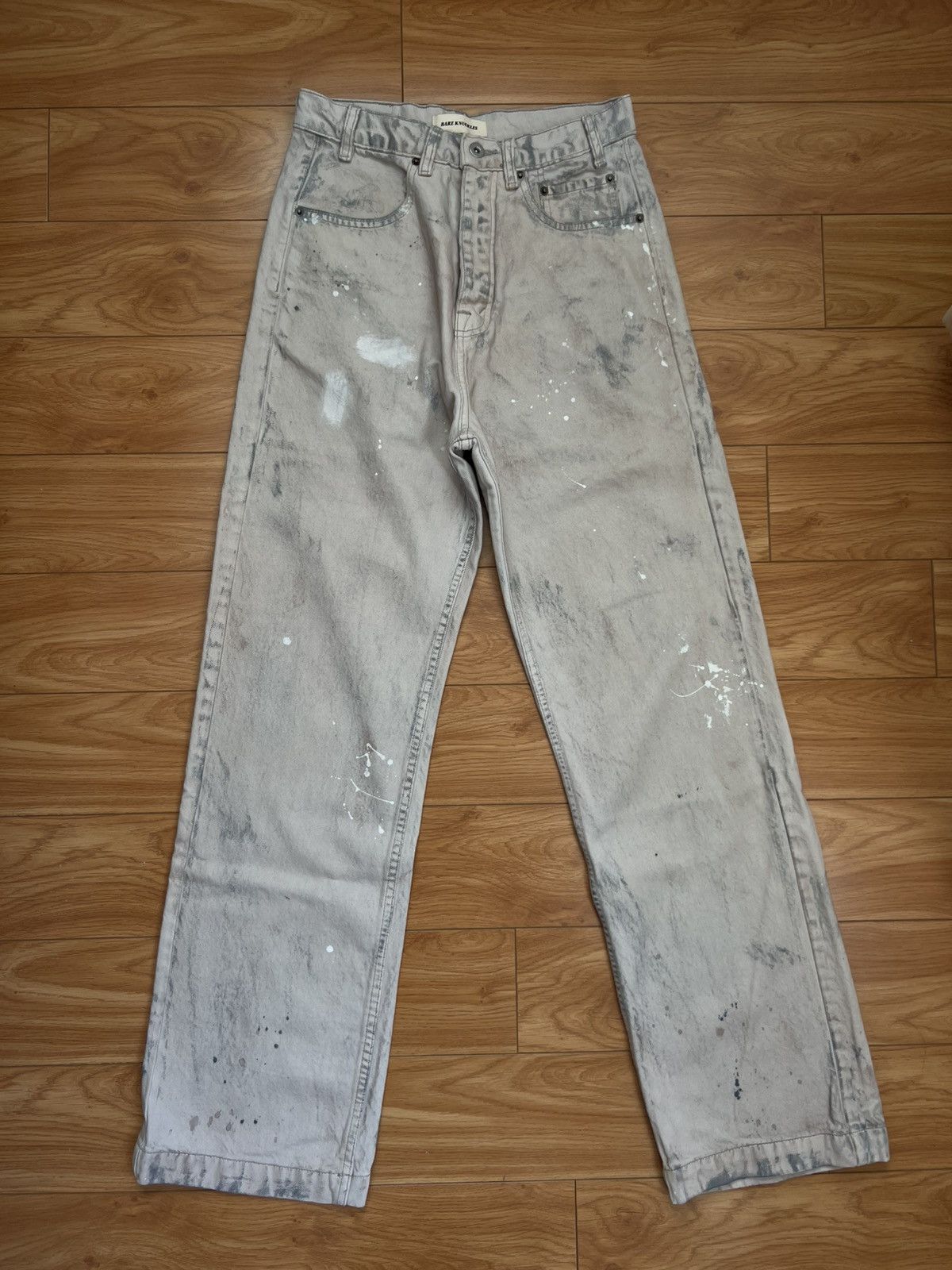 Bare Knuckles Bare Knuckles Javier Wide Leg Jeans Size US 28 / EU 44 - 2 Thumbnail