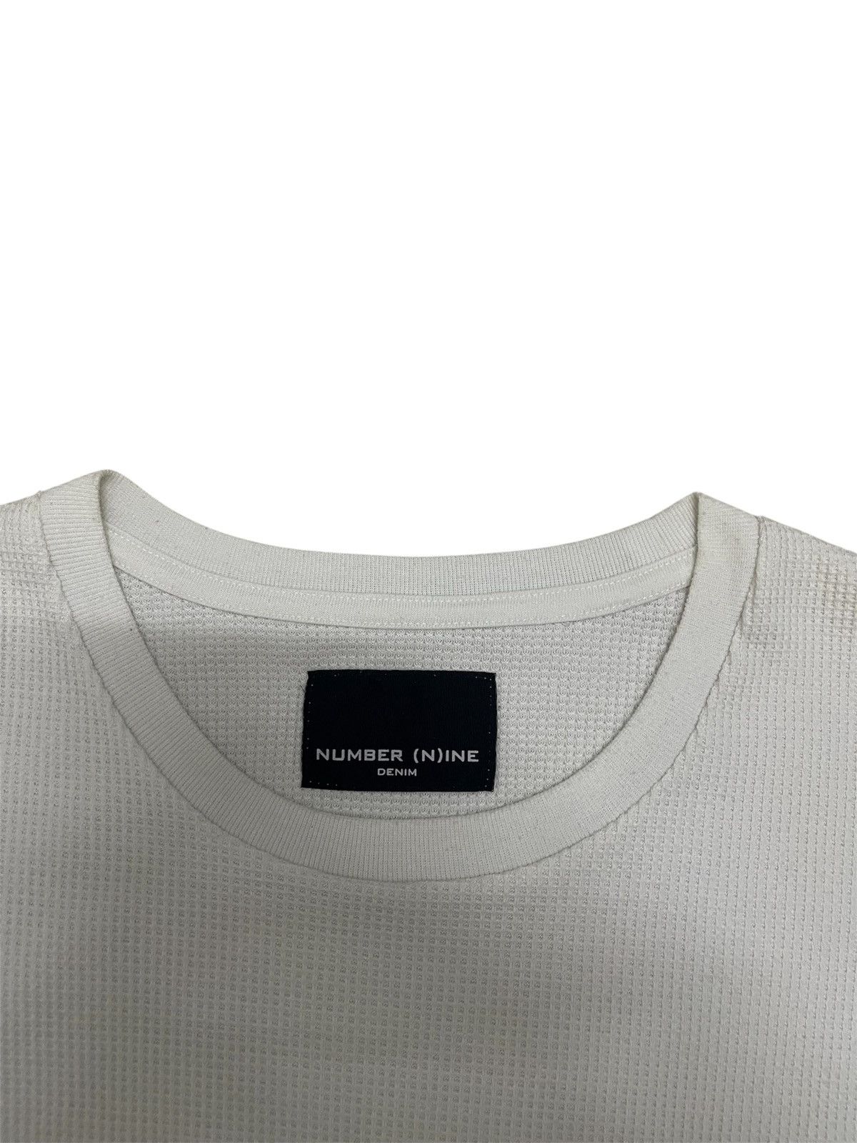 Number (N)ine Number (N)Ine Thermal Knit Waffle Small Logo Tee Size US M / EU 48-50 / 2 - 5 Thumbnail