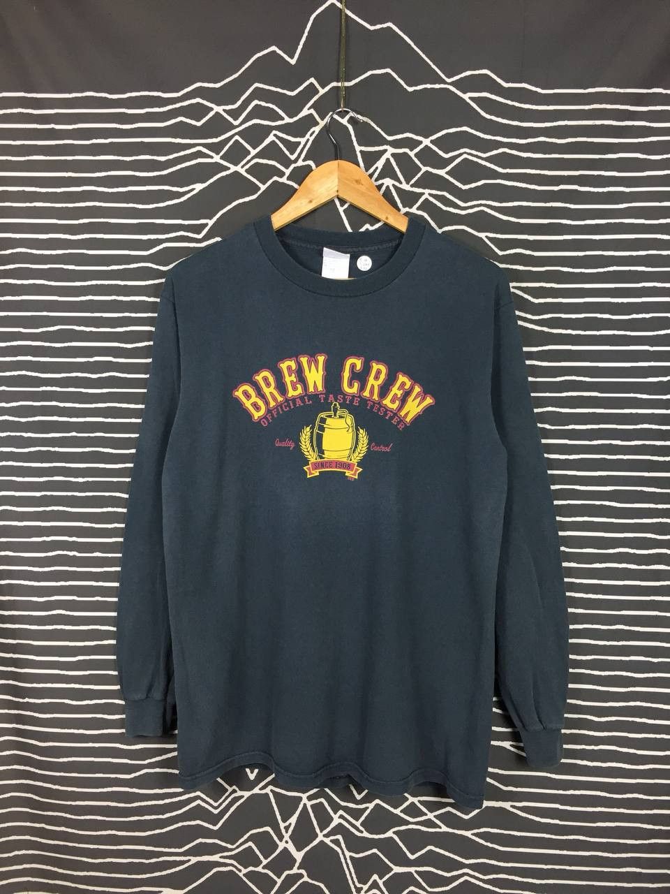 Vintage Vtg Y2K Brew Crew Official Taste Tester Longsleeve Tee Size US M / EU 48-50 / 2 - 1 Thumbnail