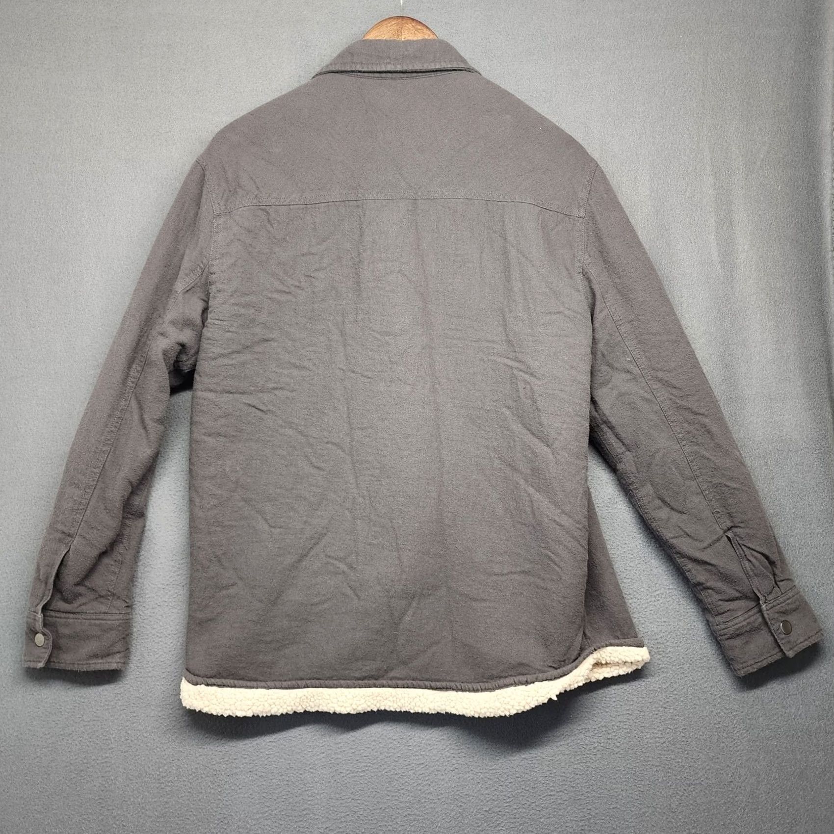 JCPenney VINTAGE Big Mac Shacket Jacket Mens Medium Gray Sherpa Lined Snap JC Penney Workwear Size US M / EU 48-50 / 2 - 2 Thumbnail