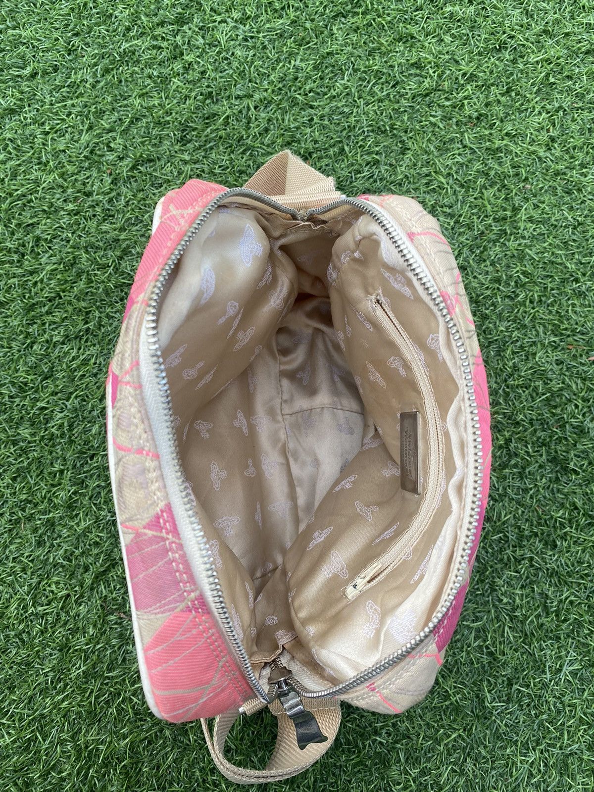 Vivienne Westwood VIVIENNE WESTWOOD PINK PATERN SLING BAG 🐎 Size ONE SIZE - 11 Thumbnail