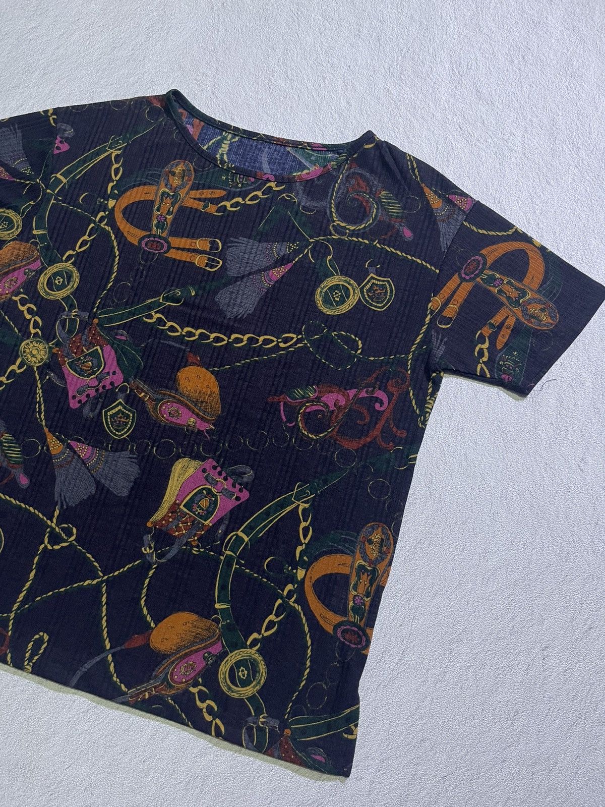 Japanese Brand VTG Y2K short tshirt full print picture rare Size US M / EU 48-50 / 2 - 2 Thumbnail