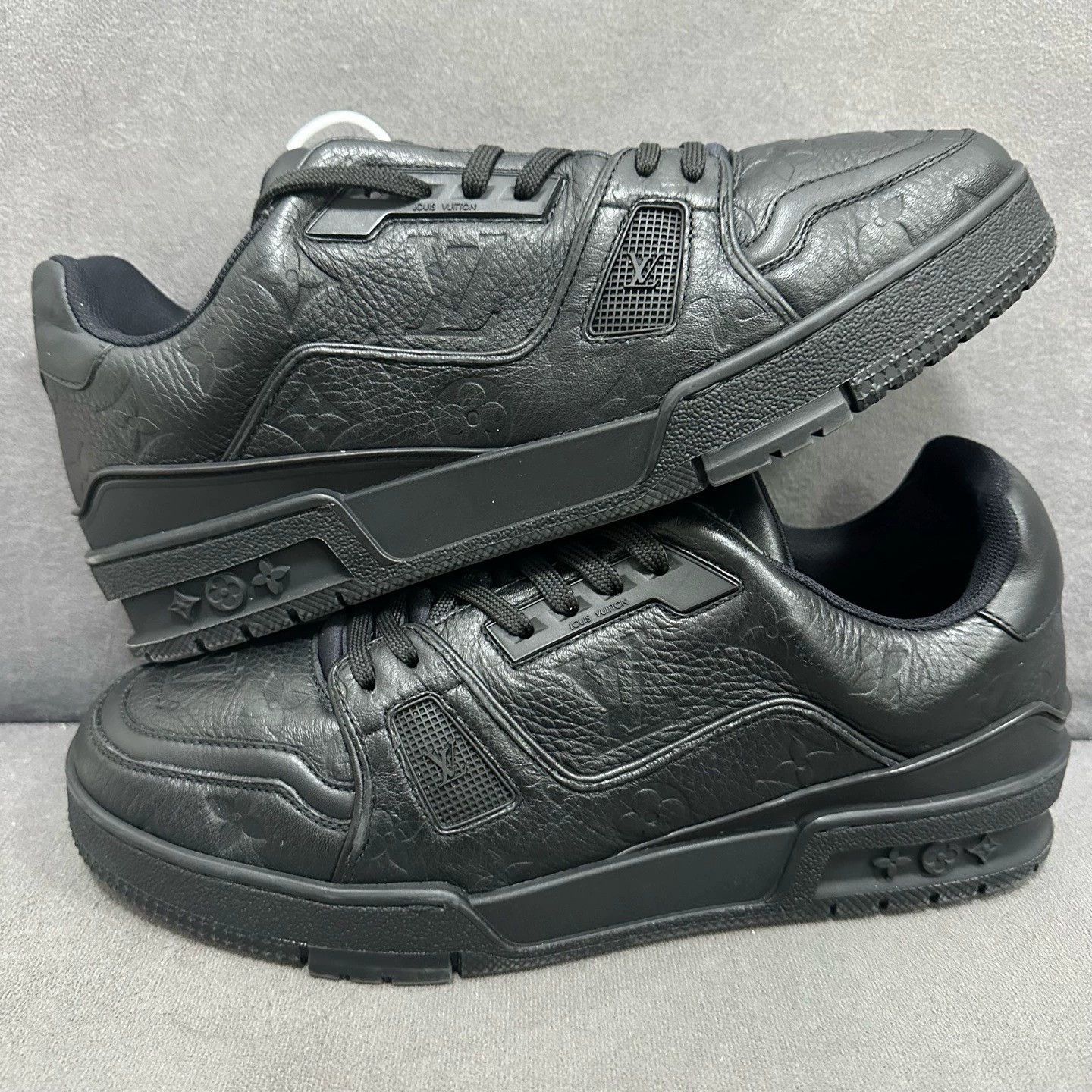 Louis Vuitton Size 40/LV Trainer, Pure Black/S5379/Casual Shoes Size US 7 / EU 40 - 5 Thumbnail